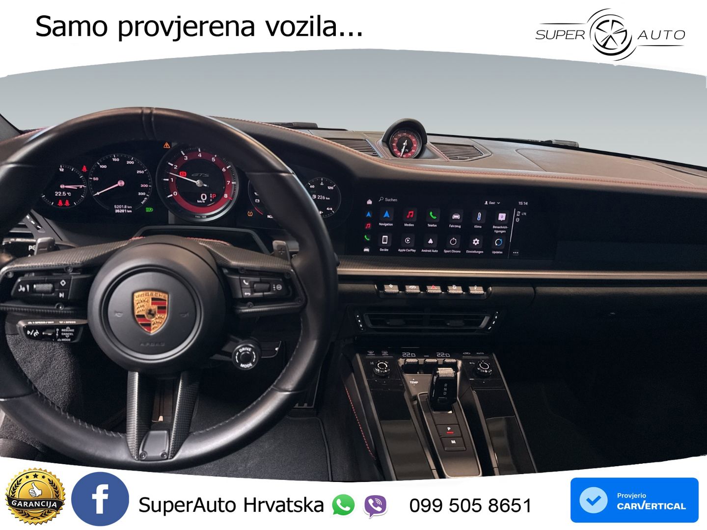 Porsche 911 Carrera 4 GTS 3.0 (480 KS) PDK LED+GR SJED+ACC