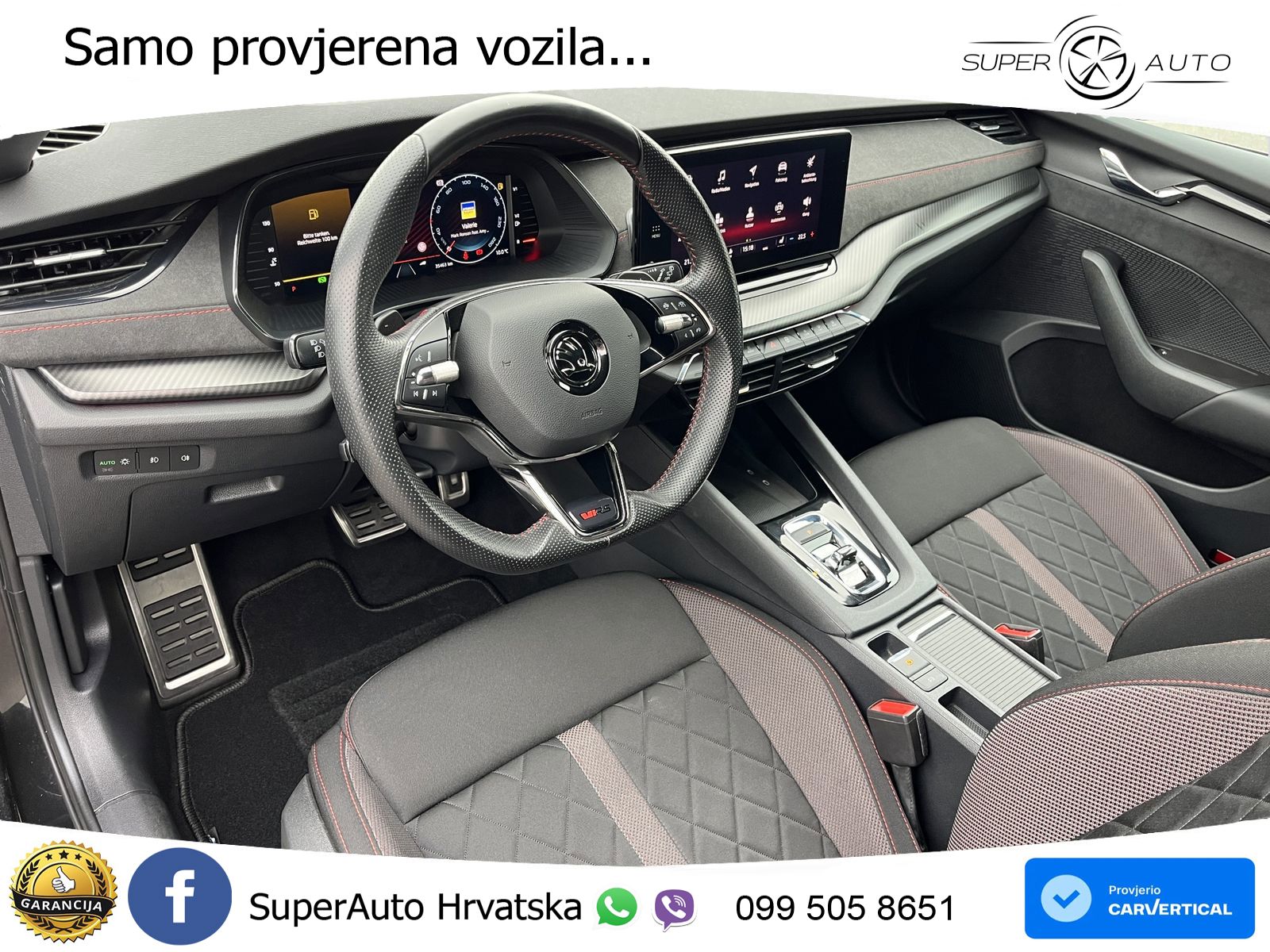 Škoda Octavia Combi RS 2.0 TDI (200 KS) DSG LED+GR SJED+ACC