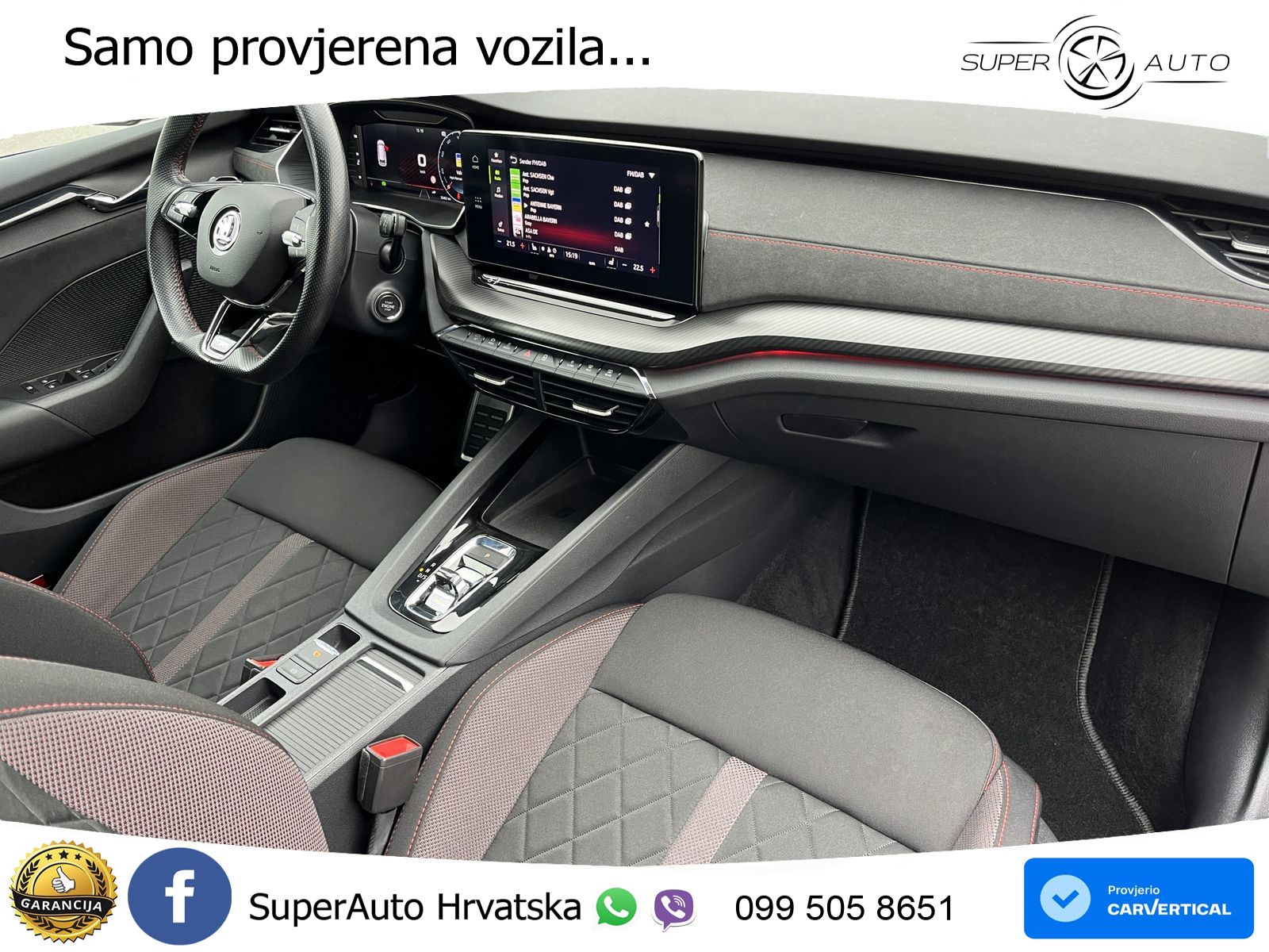 Škoda Octavia Combi RS 2.0 TDI (200 KS) DSG LED+GR SJED+ACC