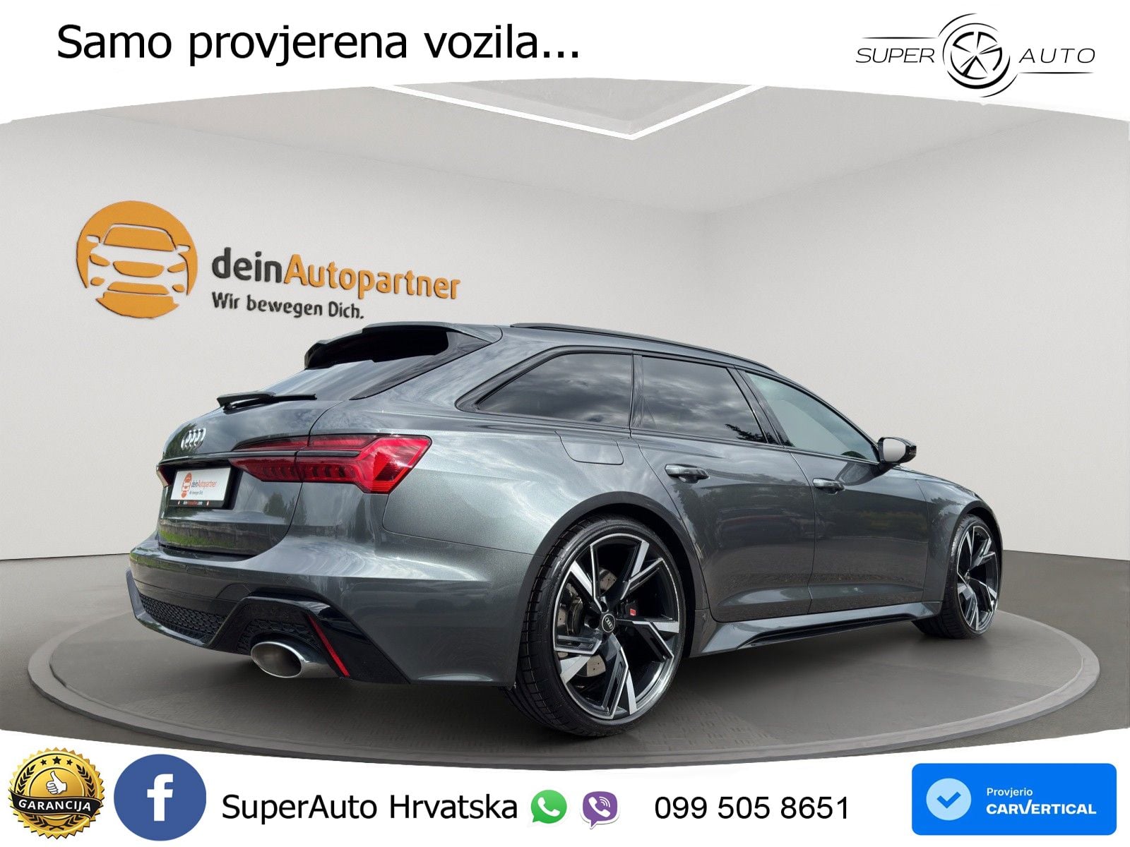 Audi RS6 Avant 4.0 TFSI V8 (600 KS) quattro Tiptronic LED+GR SJED+ACC