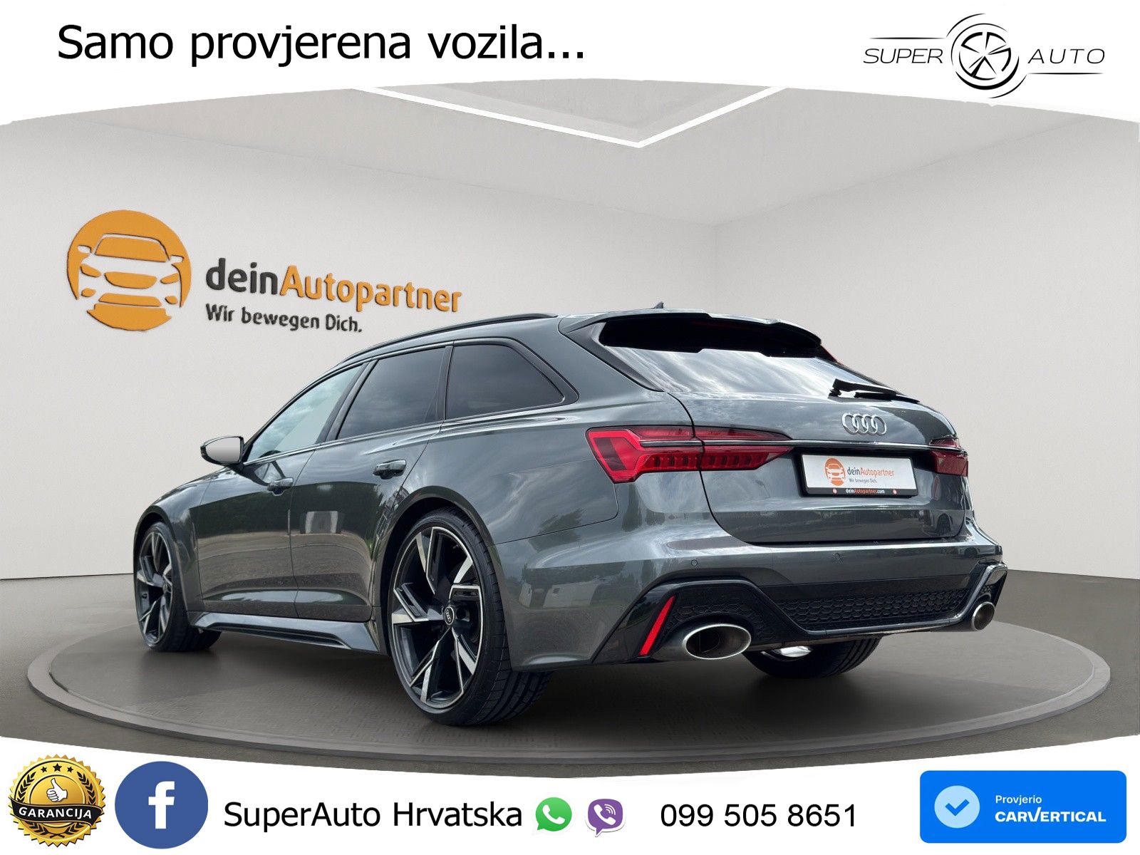 Audi RS6 Avant 4.0 TFSI V8 (600 KS) quattro Tiptronic LED+GR SJED+ACC