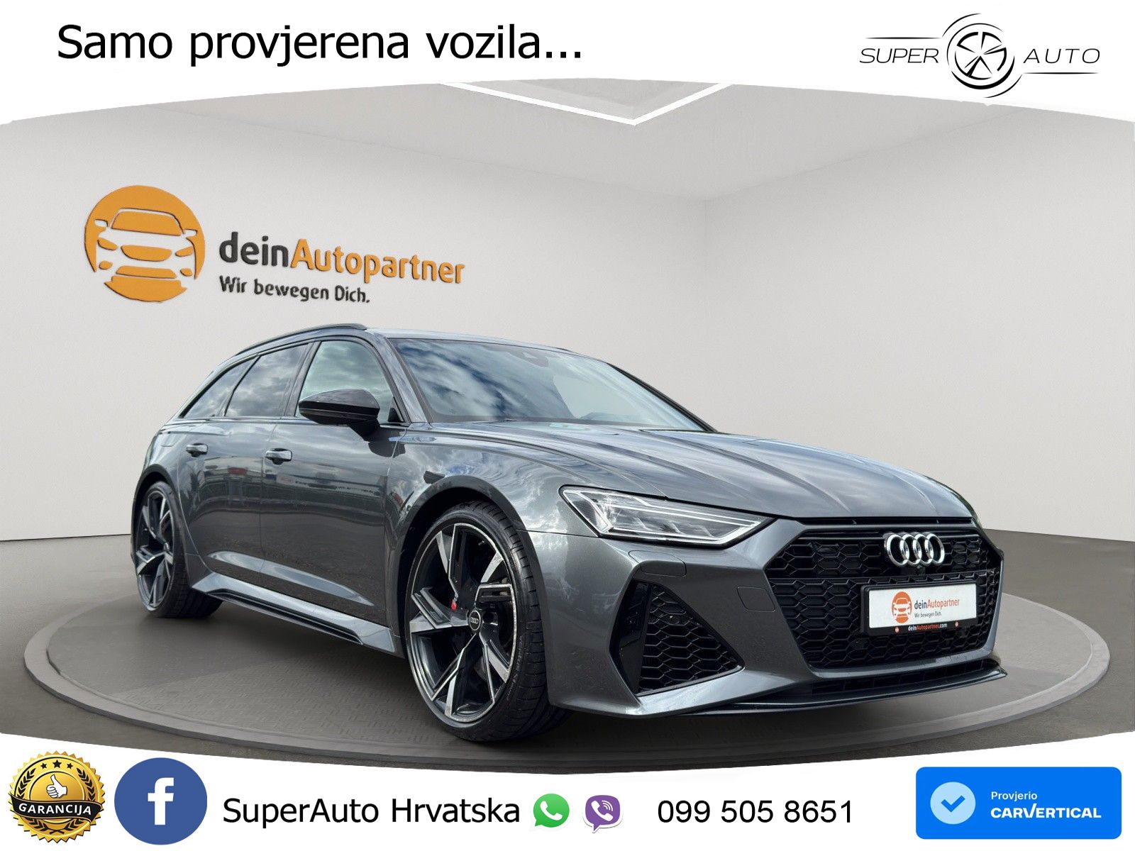 Audi RS6 Avant 4.0 TFSI V8 (600 KS) quattro Tiptronic LED+GR SJED+ACC