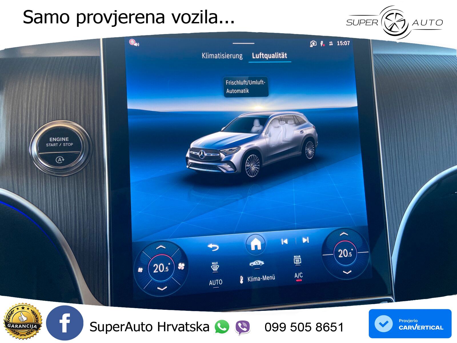 Mercedes GLC 220d (197 KS) 4MATIC 9G-TRONIC LED+GR SJED+ACC