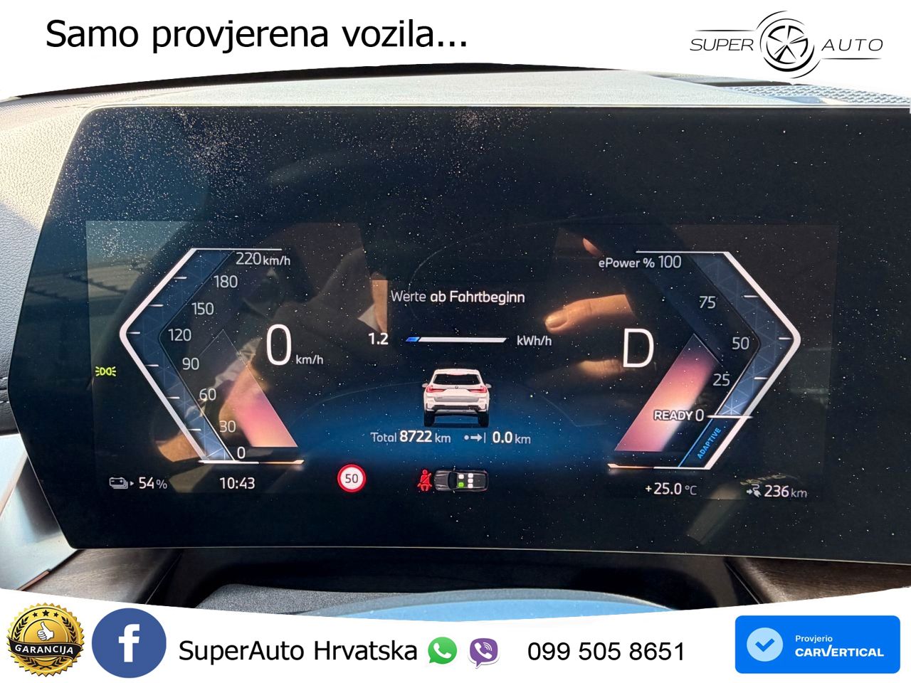 BMW iX1 66.5 kWh (204 KS) eDrive20 xLine LED+GR SJED+ACC