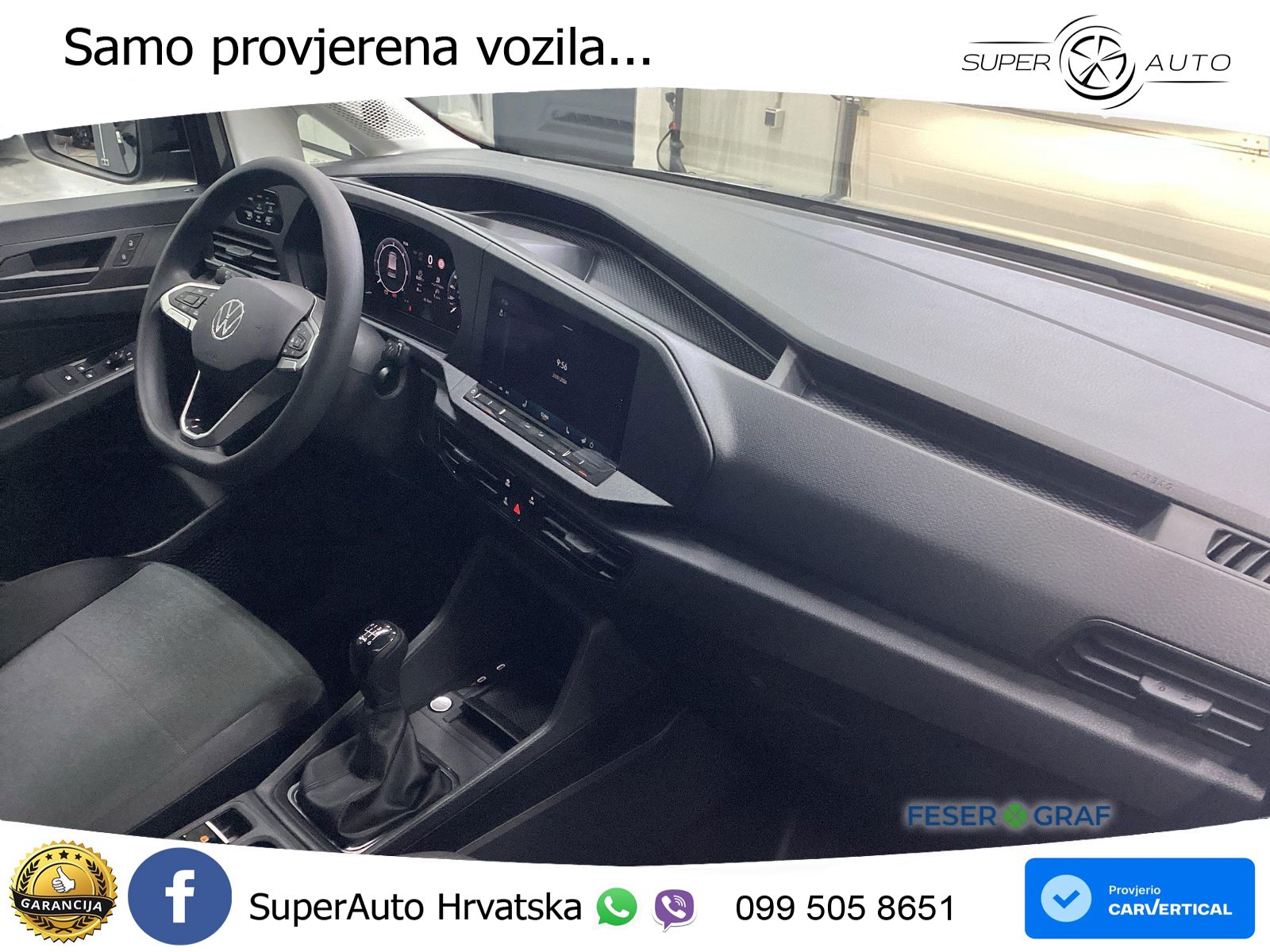 Volkswagen Caddy Cargo Basis 2,0 TDI 75 KW 2 Schiebetüren 102 KS