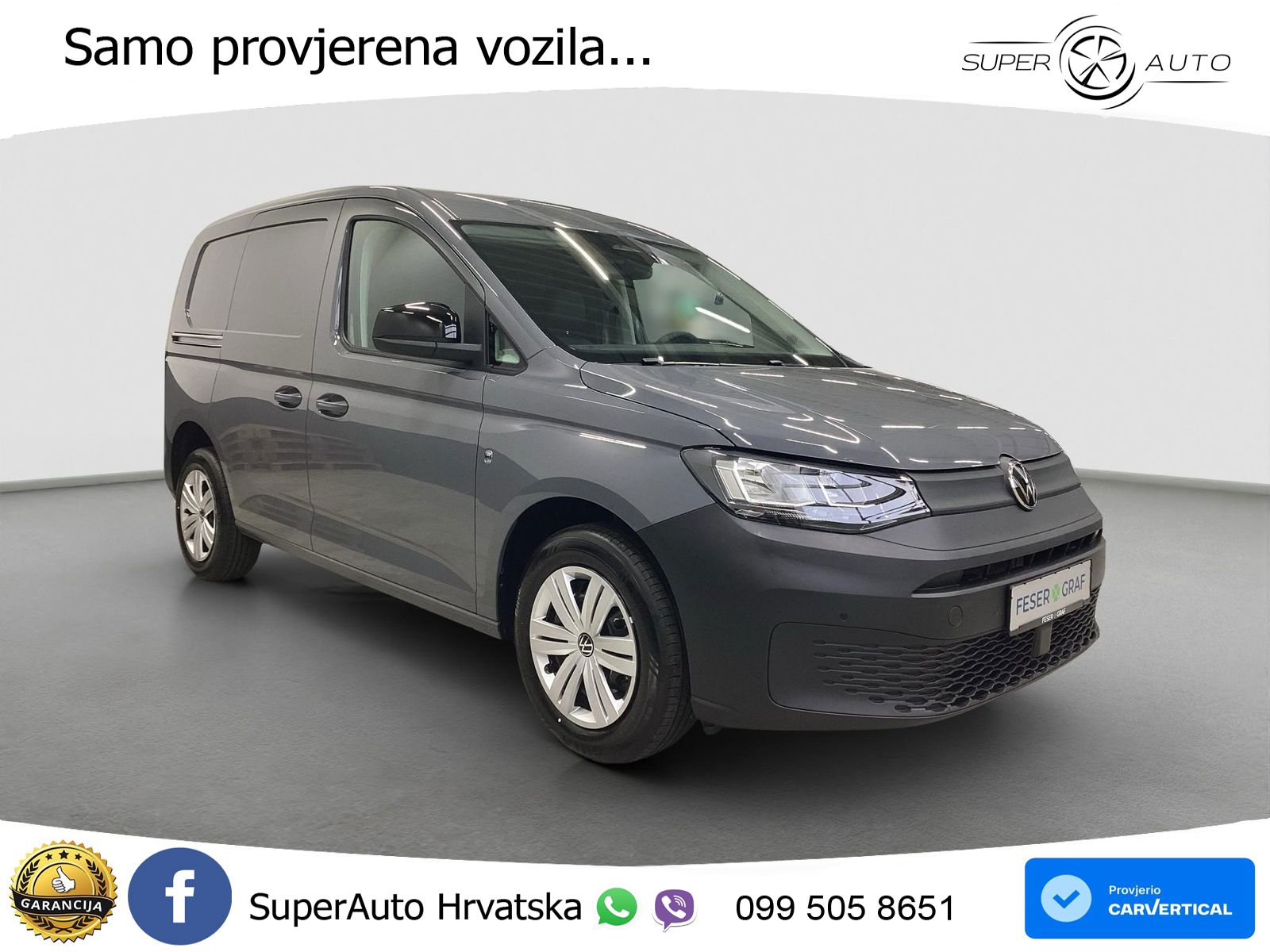 Volkswagen Caddy Cargo Basis 2,0 TDI 75 KW 2 Schiebetüren 102 KS