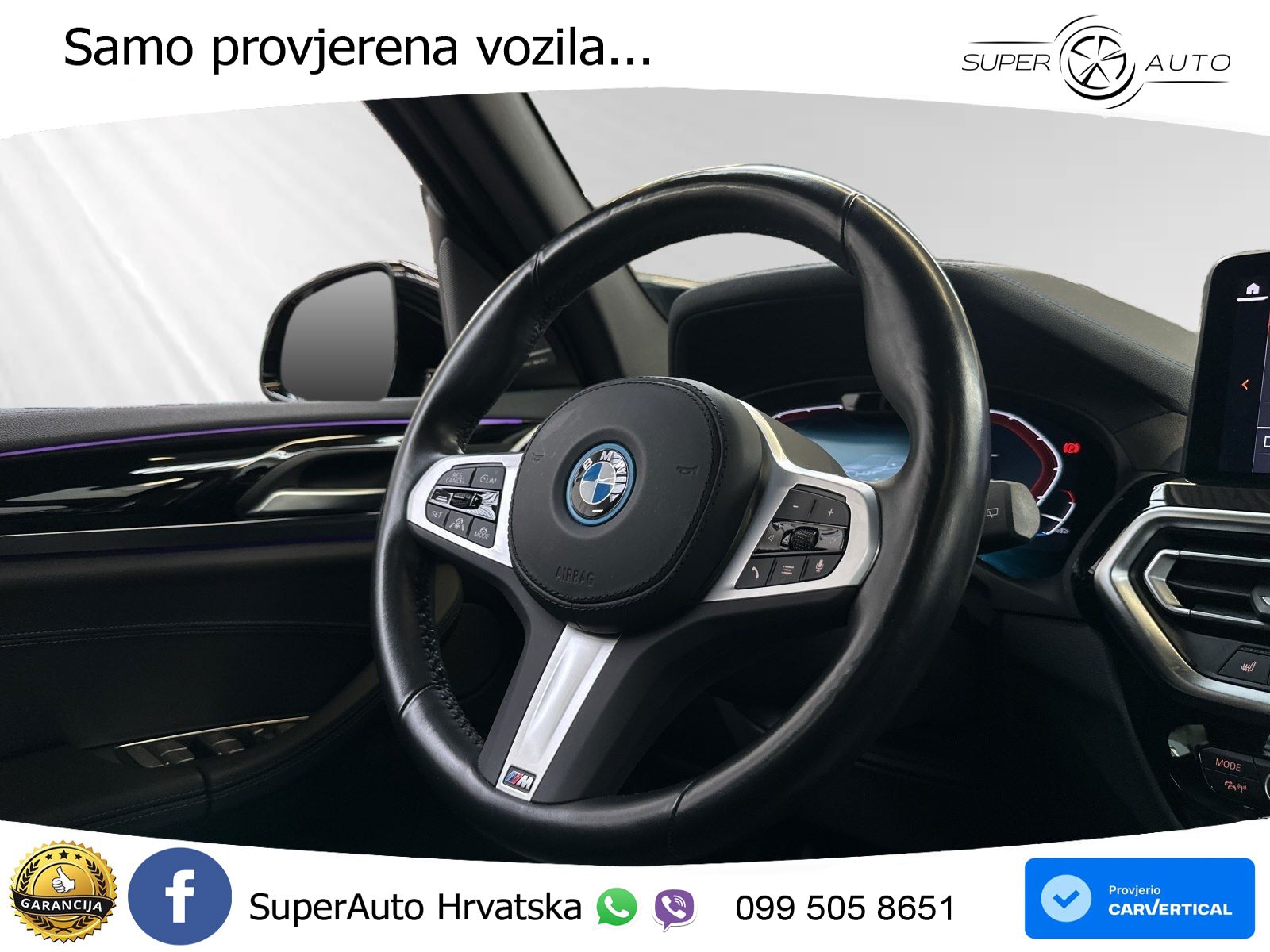 BMW iX3 80 kWh (286 KS) M Sport LED+GR SJED+ACC