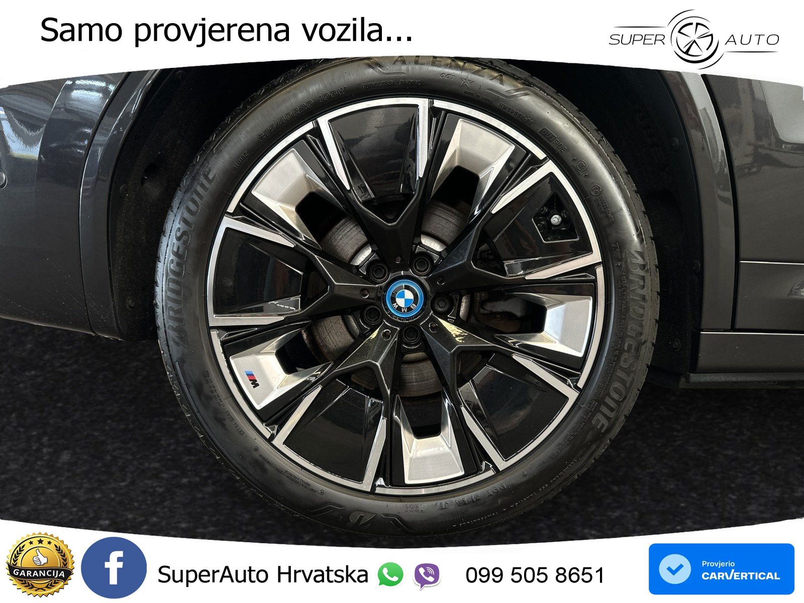 BMW iX3 80 kWh (286 KS) M Sport LED+GR SJED+ACC