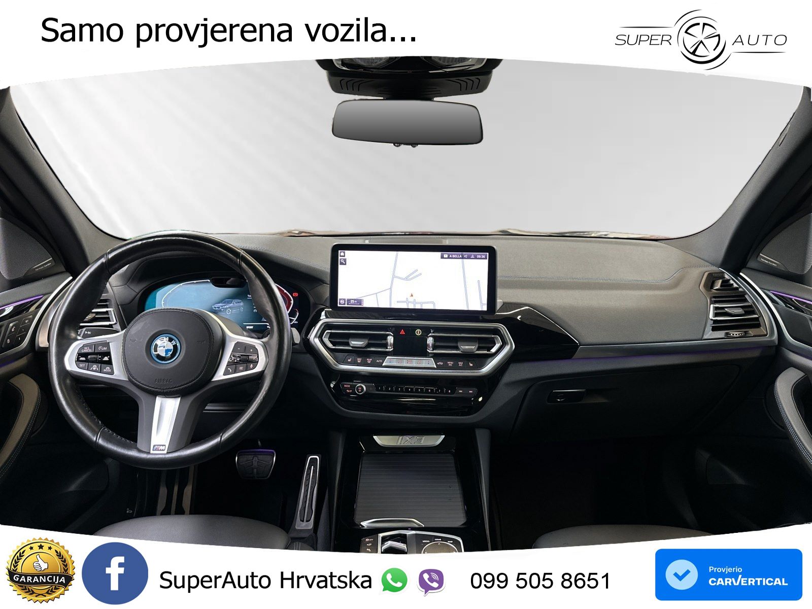 BMW iX3 80 kWh (286 KS) M Sport LED+GR SJED+ACC