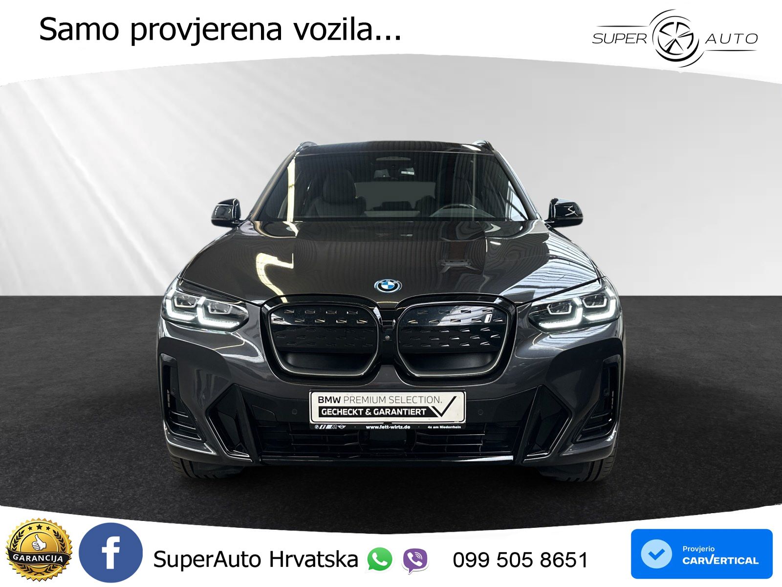 BMW iX3 80 kWh (286 KS) M Sport LED+GR SJED+ACC
