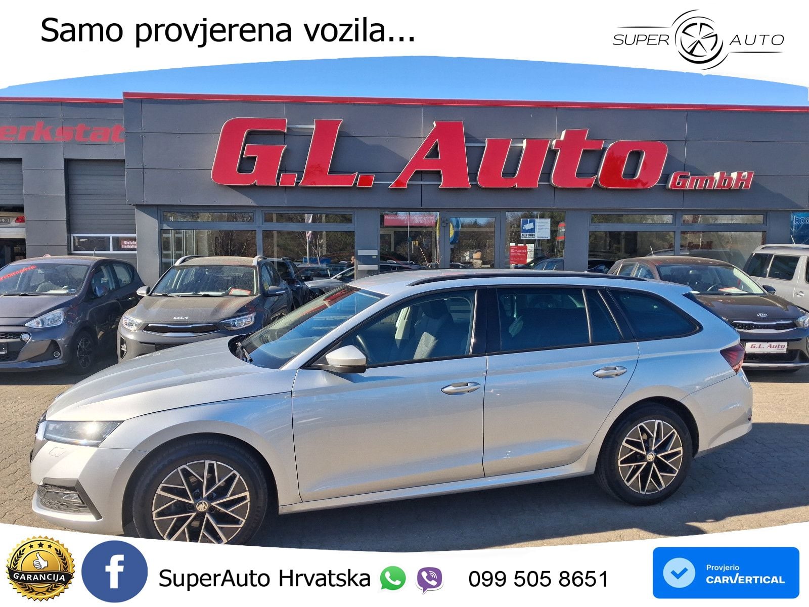 Škoda Octavia Combi 2.0 TDI (150 KS) DSG LED+GR SJED+ACC