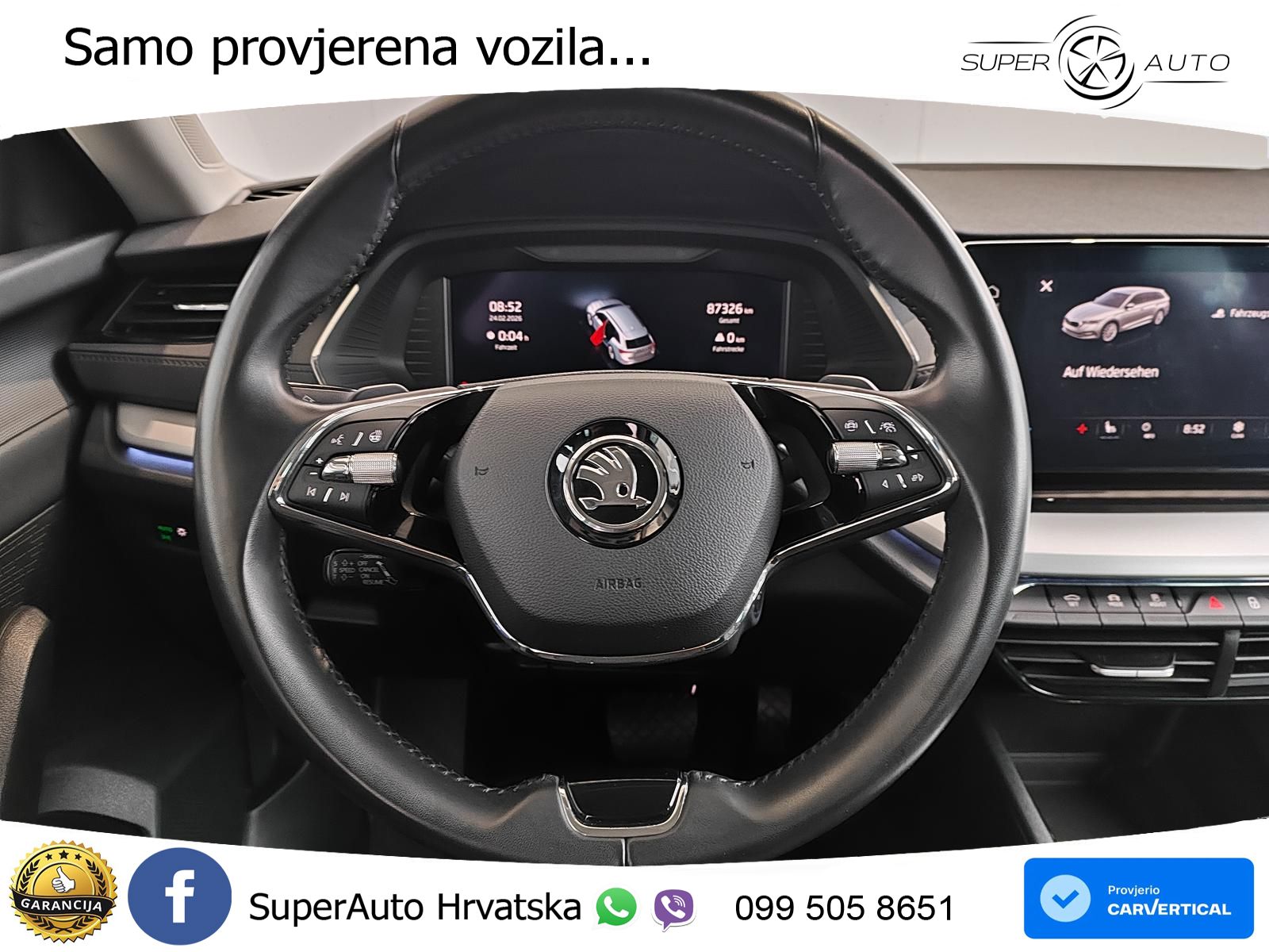 Škoda Octavia Combi 2.0 TDI (150 KS) DSG MATRIX+GR SJED+KAM