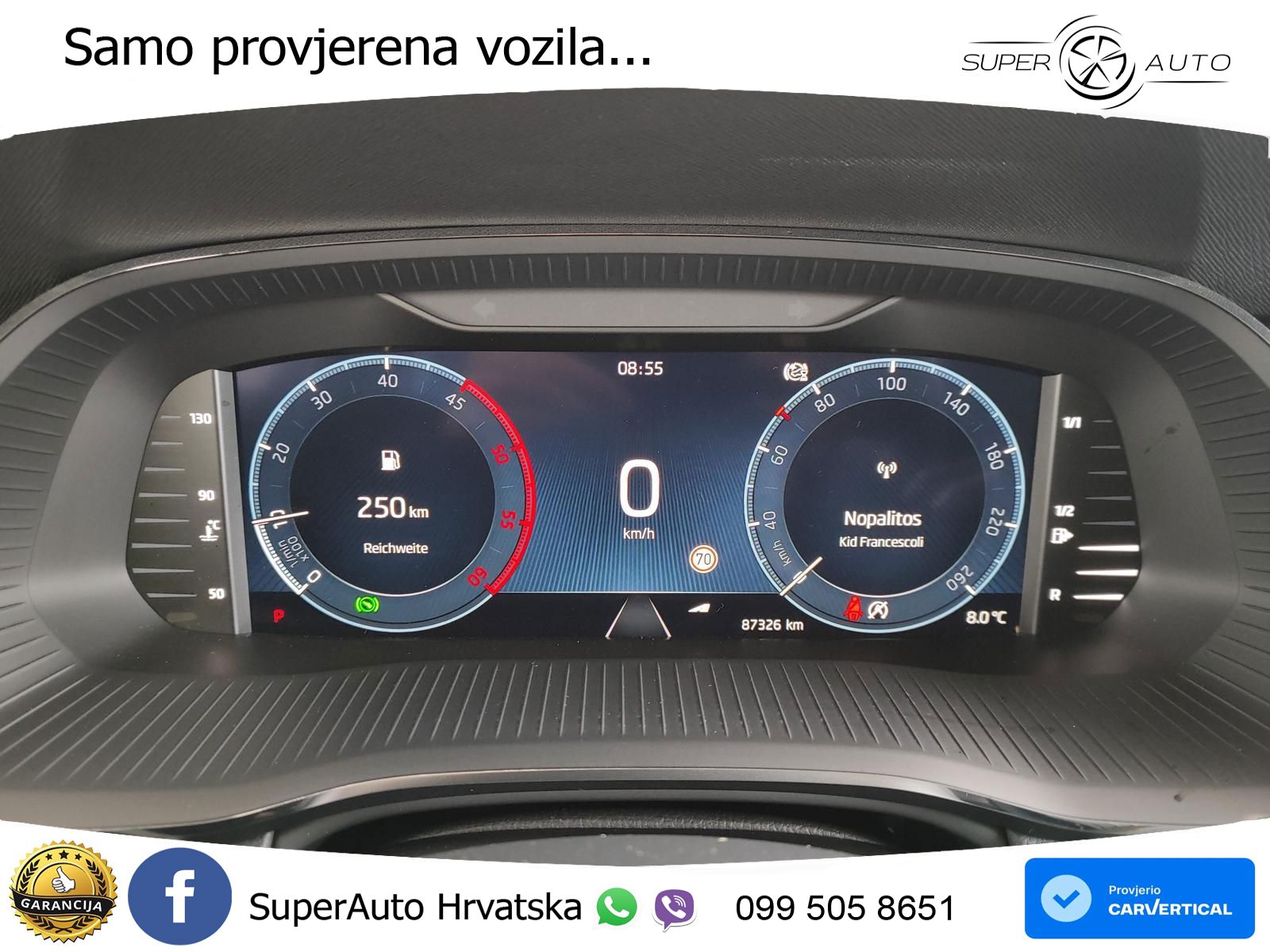 Škoda Octavia Combi 2.0 TDI (150 KS) DSG MATRIX+GR SJED+KAM