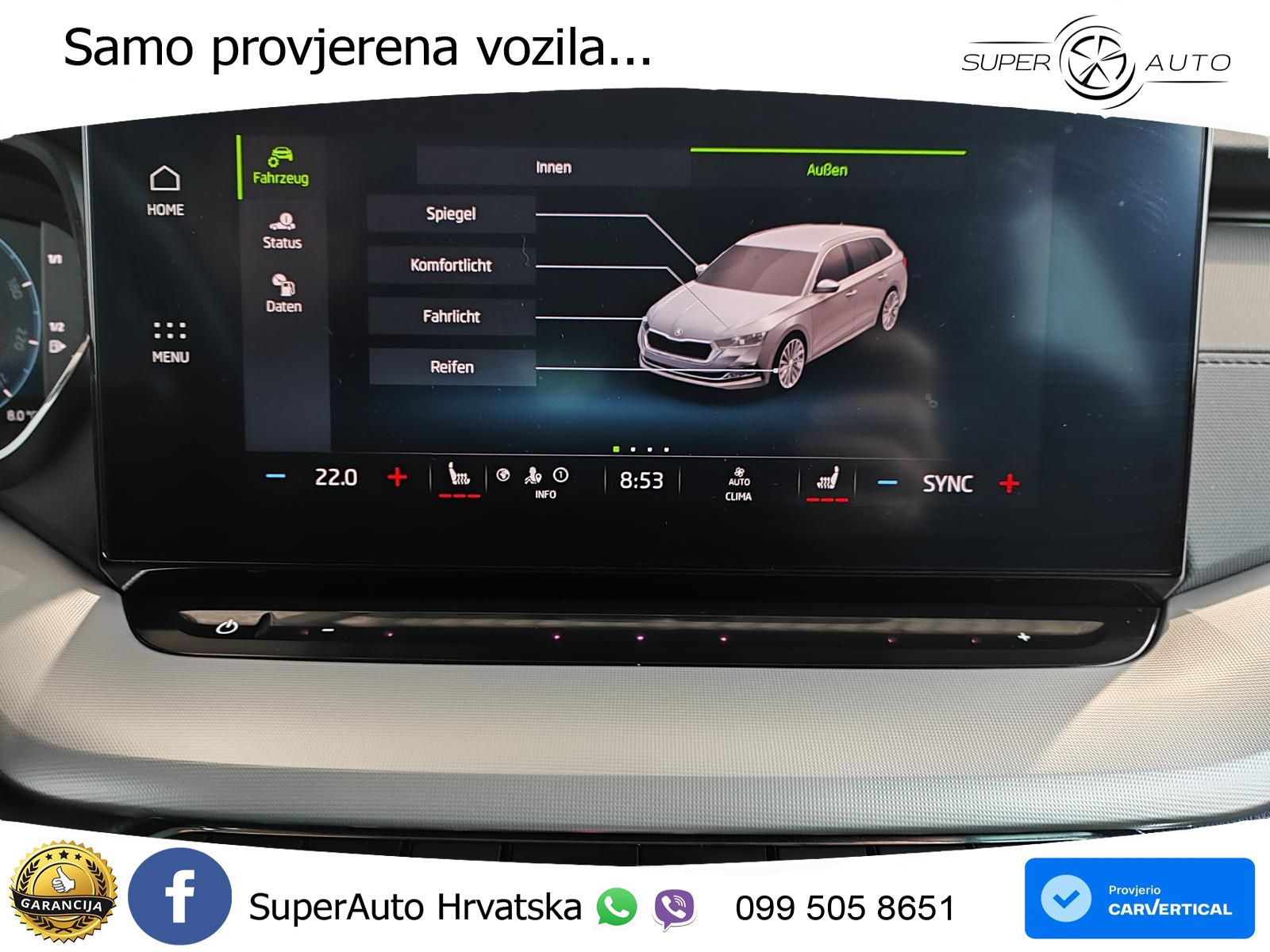Škoda Octavia Combi 2.0 TDI (150 KS) DSG MATRIX+GR SJED+KAM