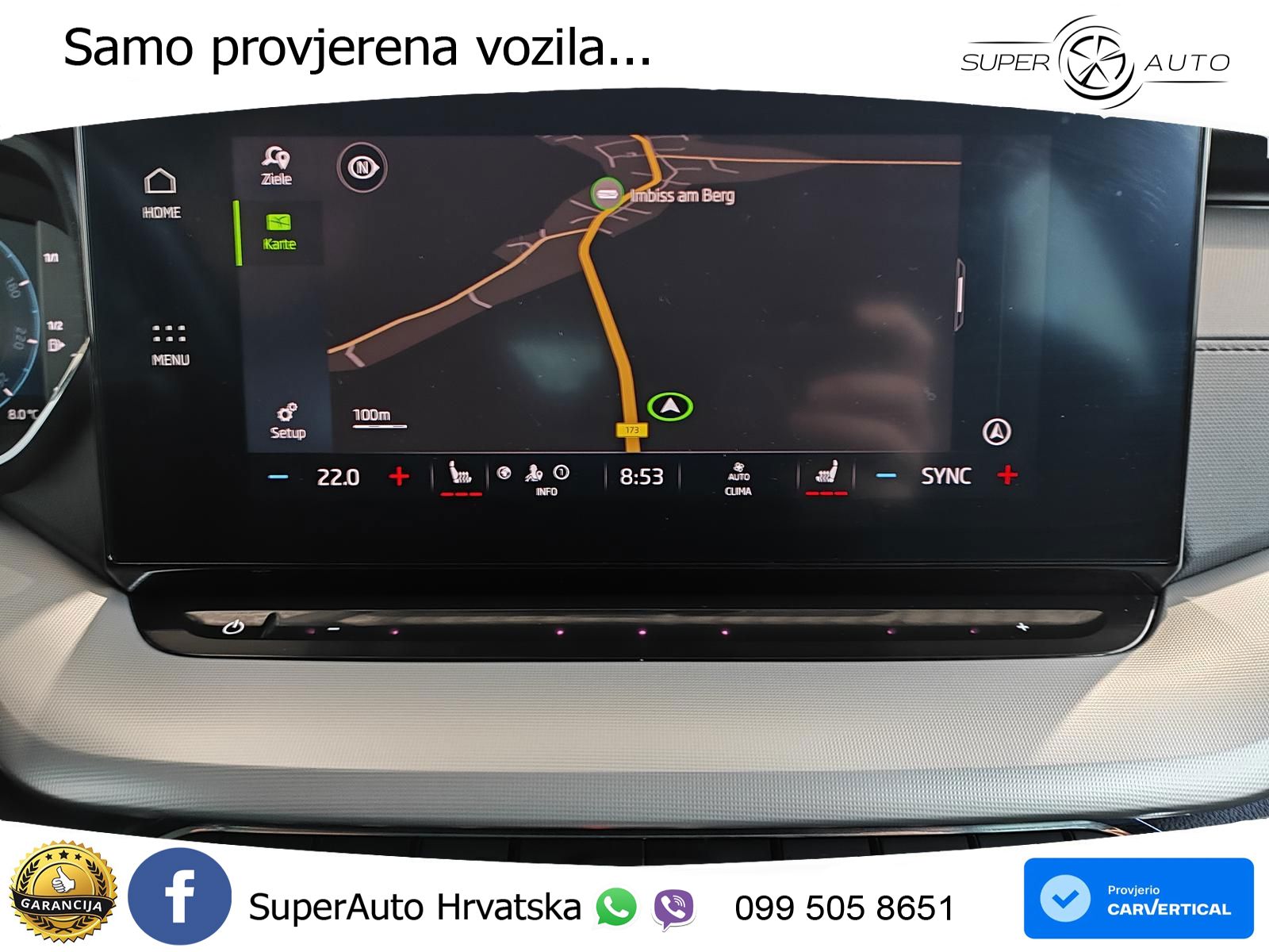 Škoda Octavia Combi 2.0 TDI (150 KS) DSG MATRIX+GR SJED+KAM