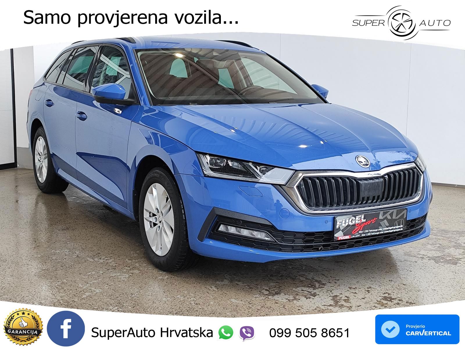 Škoda Octavia Combi 2.0 TDI (150 KS) DSG MATRIX+GR SJED+KAM