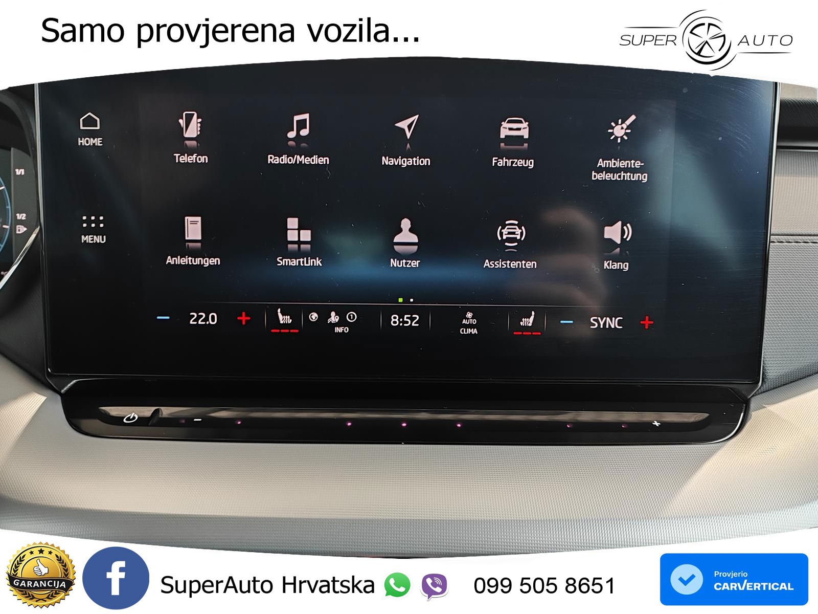 Škoda Octavia Combi 2.0 TDI (150 KS) DSG MATRIX+GR SJED+KAM