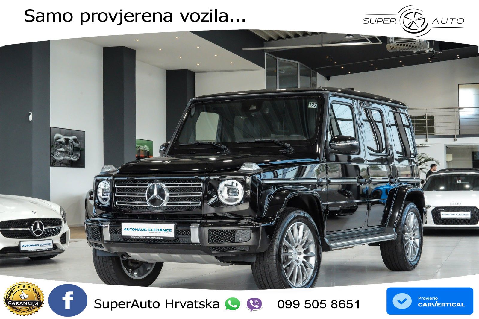 Mercedes G 500 Long V8 (422 KS) 4MATIC 9G-TRONIC Exclusive LED+GR SJED+ACC