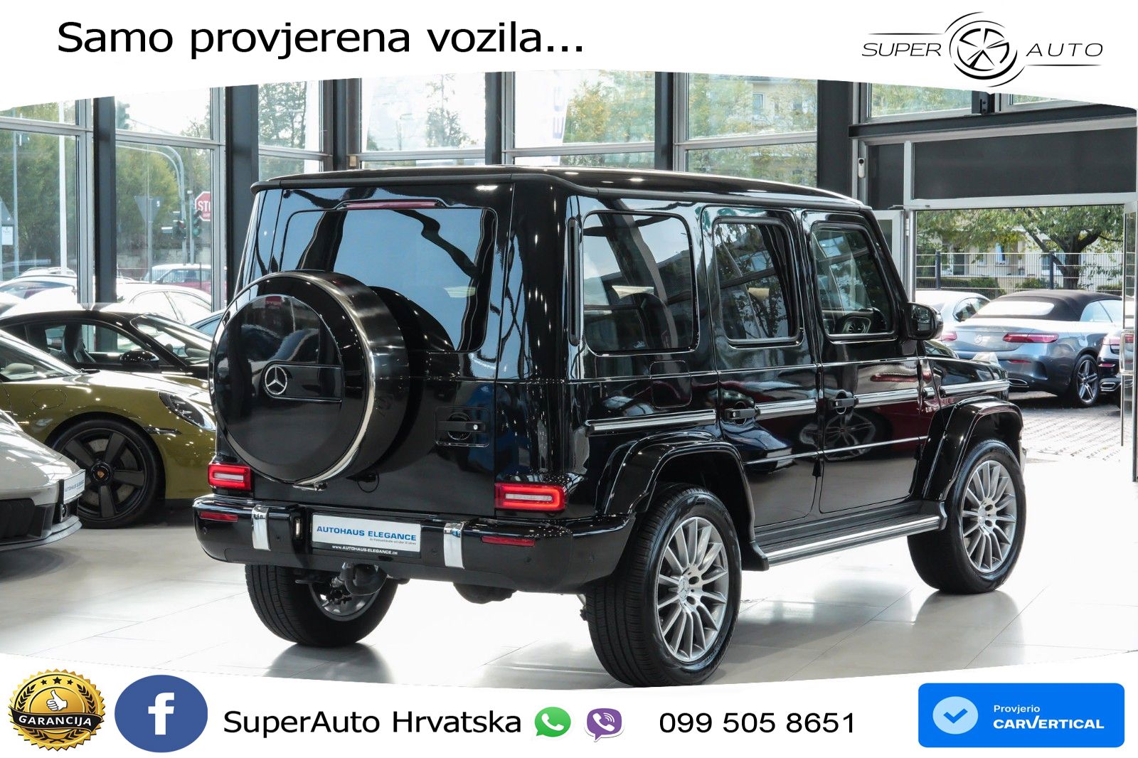 Mercedes G 500 Long V8 (422 KS) 4MATIC 9G-TRONIC Exclusive LED+GR SJED+ACC
