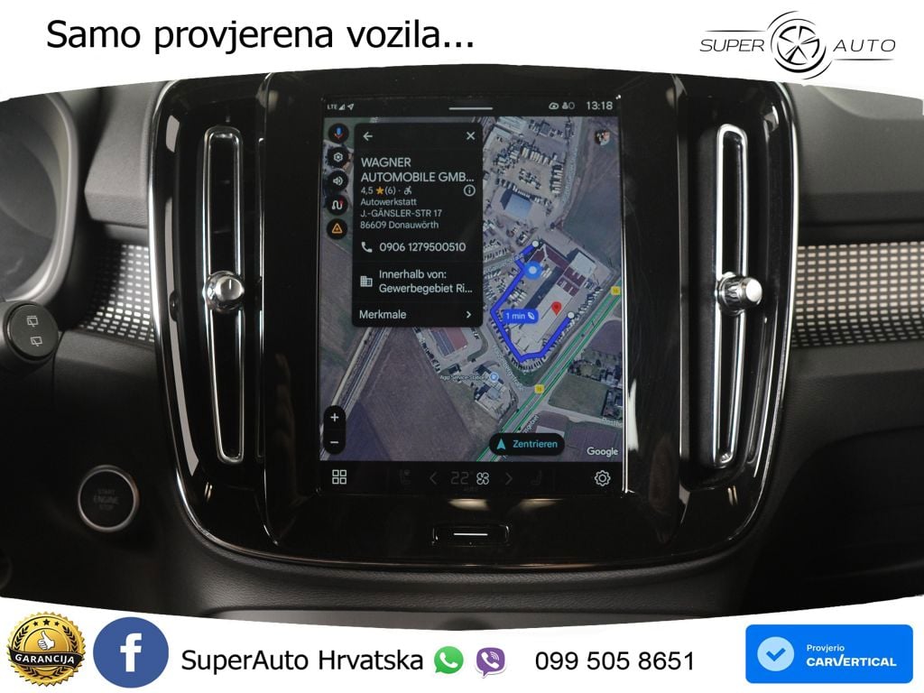 Volvo XC40 2.0 B3 163 KS Automatic LED+GR SJED+ACC