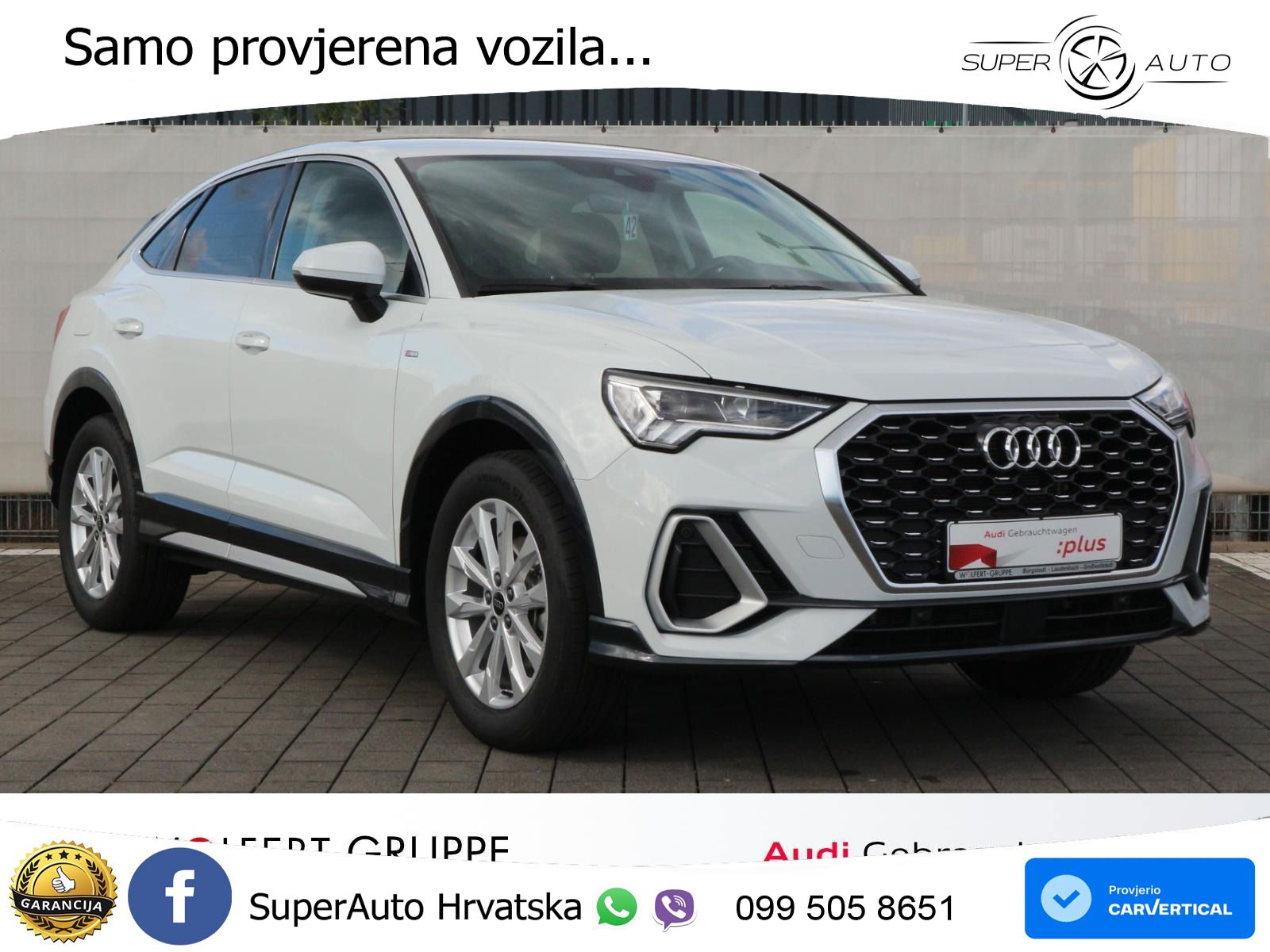 Audi Q3 II Sportback 35 TFSI (150 KS) S tronic S line LED+GR SJED+ACC