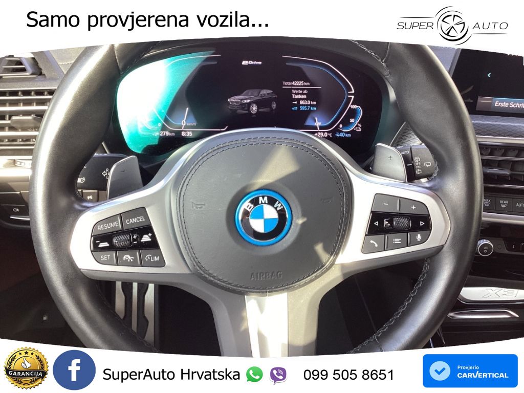 BMW X3 30e xDrive Steptronic M Sport LED+GR SJED+ACC