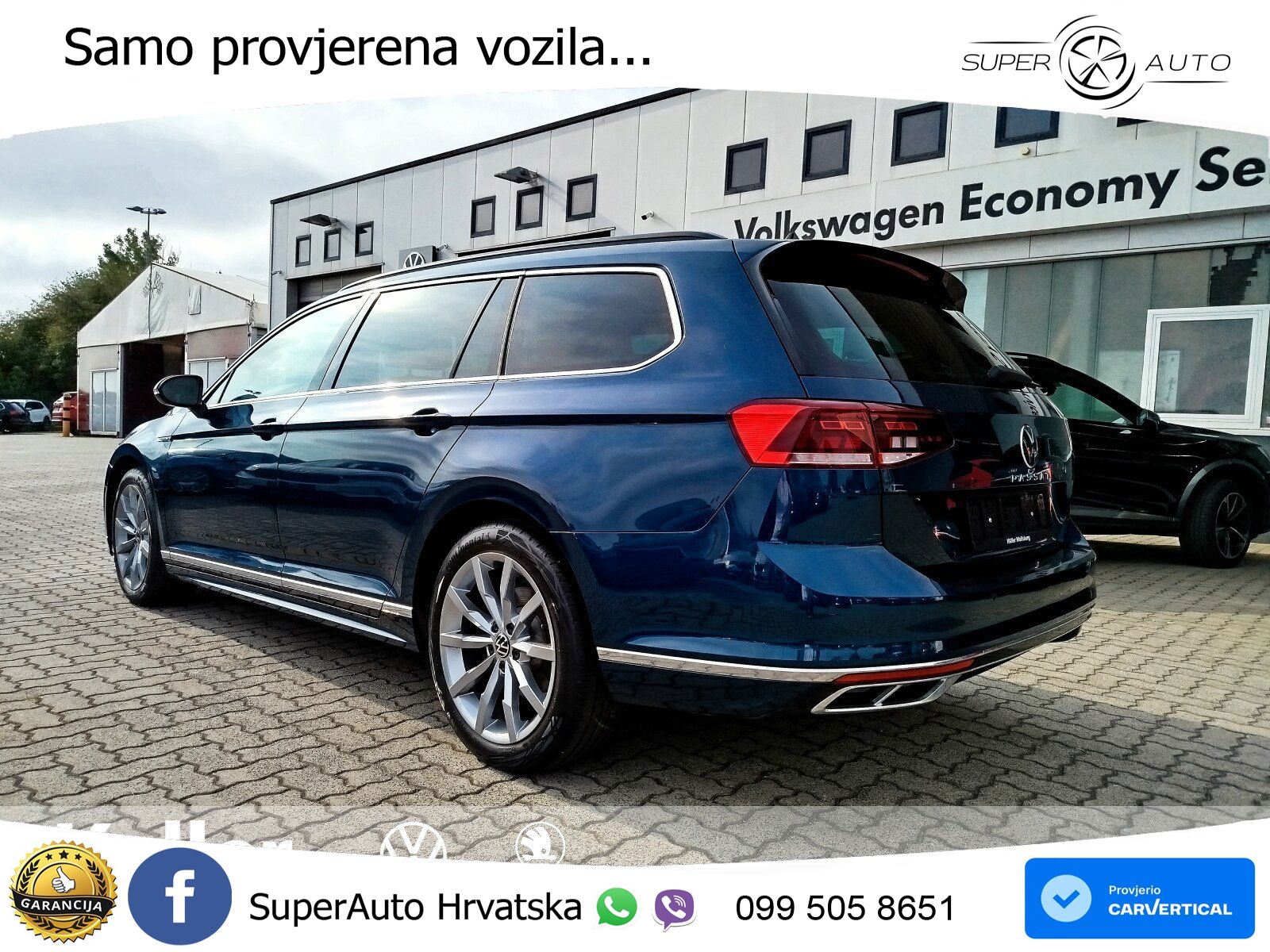 Volkswagen Passat Variant 2.0 TSI (190 KS) DSG R-Line LED+GR SJED+ACC