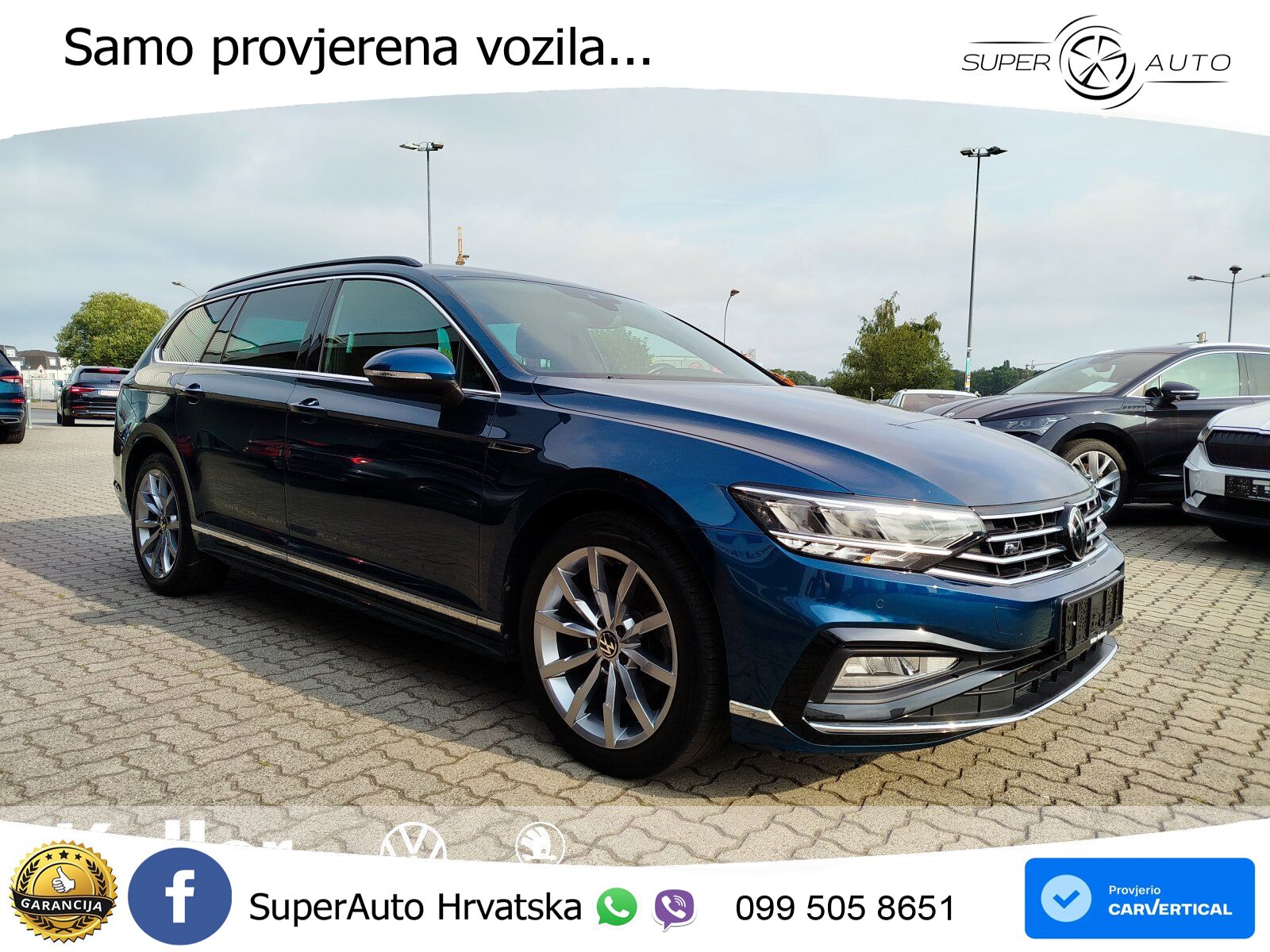 Volkswagen Passat Variant 2.0 TSI (190 KS) DSG R-Line LED+GR SJED+ACC