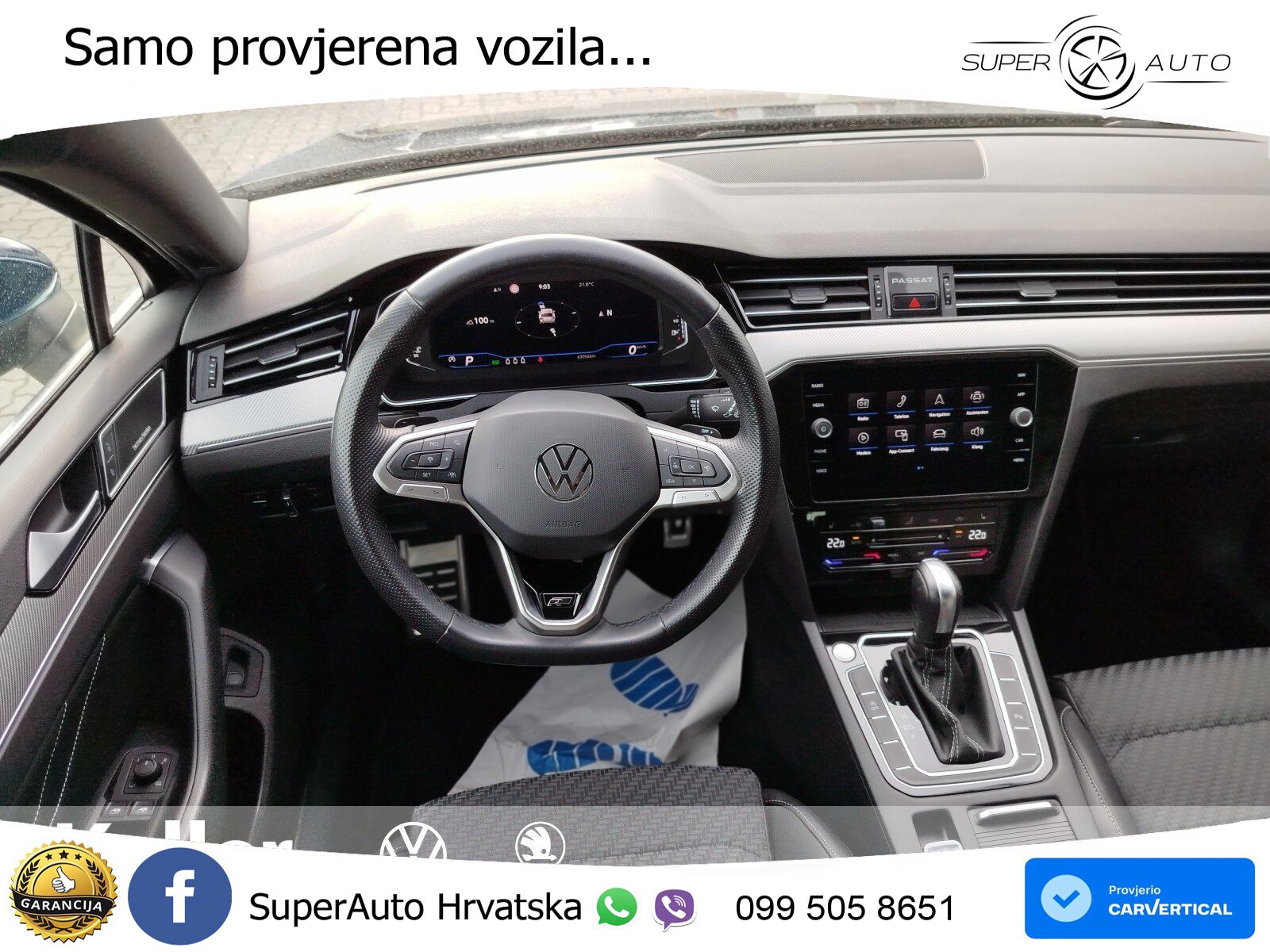 Volkswagen Passat Variant 2.0 TSI (190 KS) DSG R-Line LED+GR SJED+ACC