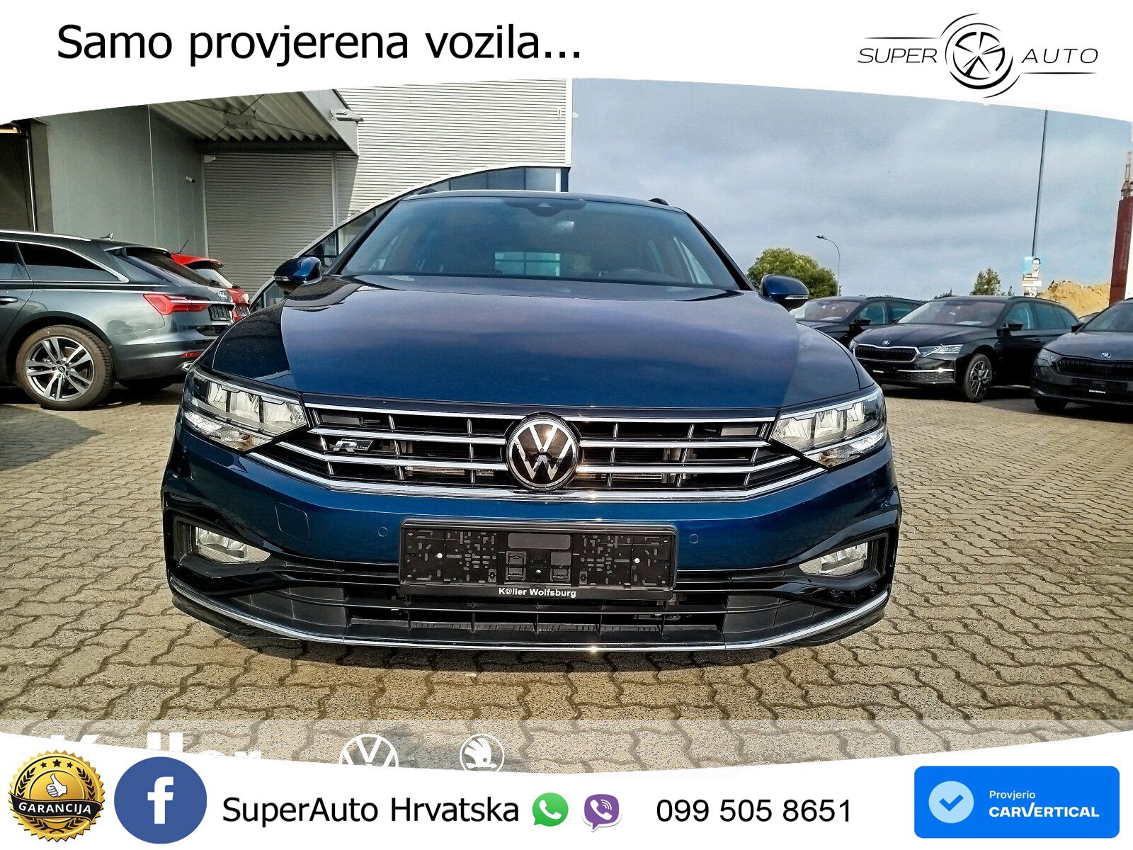 Volkswagen Passat Variant 2.0 TSI (190 KS) DSG R-Line LED+GR SJED+ACC