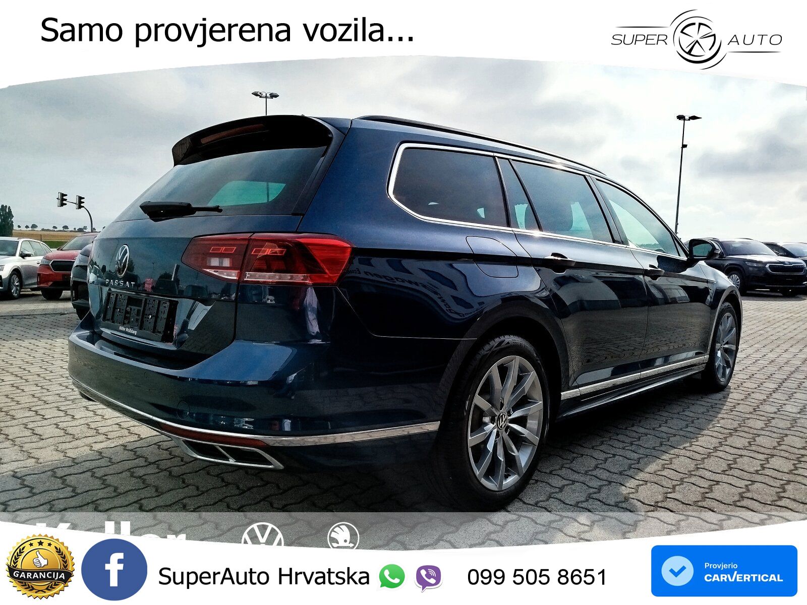 Volkswagen Passat Variant 2.0 TSI (190 KS) DSG R-Line LED+GR SJED+ACC