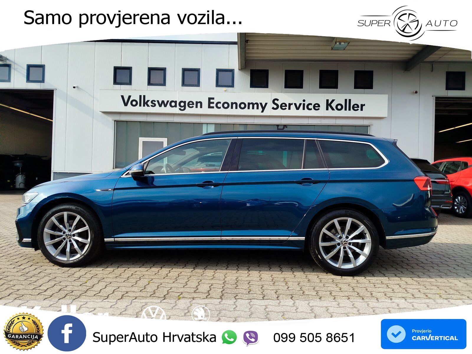 Volkswagen Passat Variant 2.0 TSI (190 KS) DSG R-Line LED+GR SJED+ACC