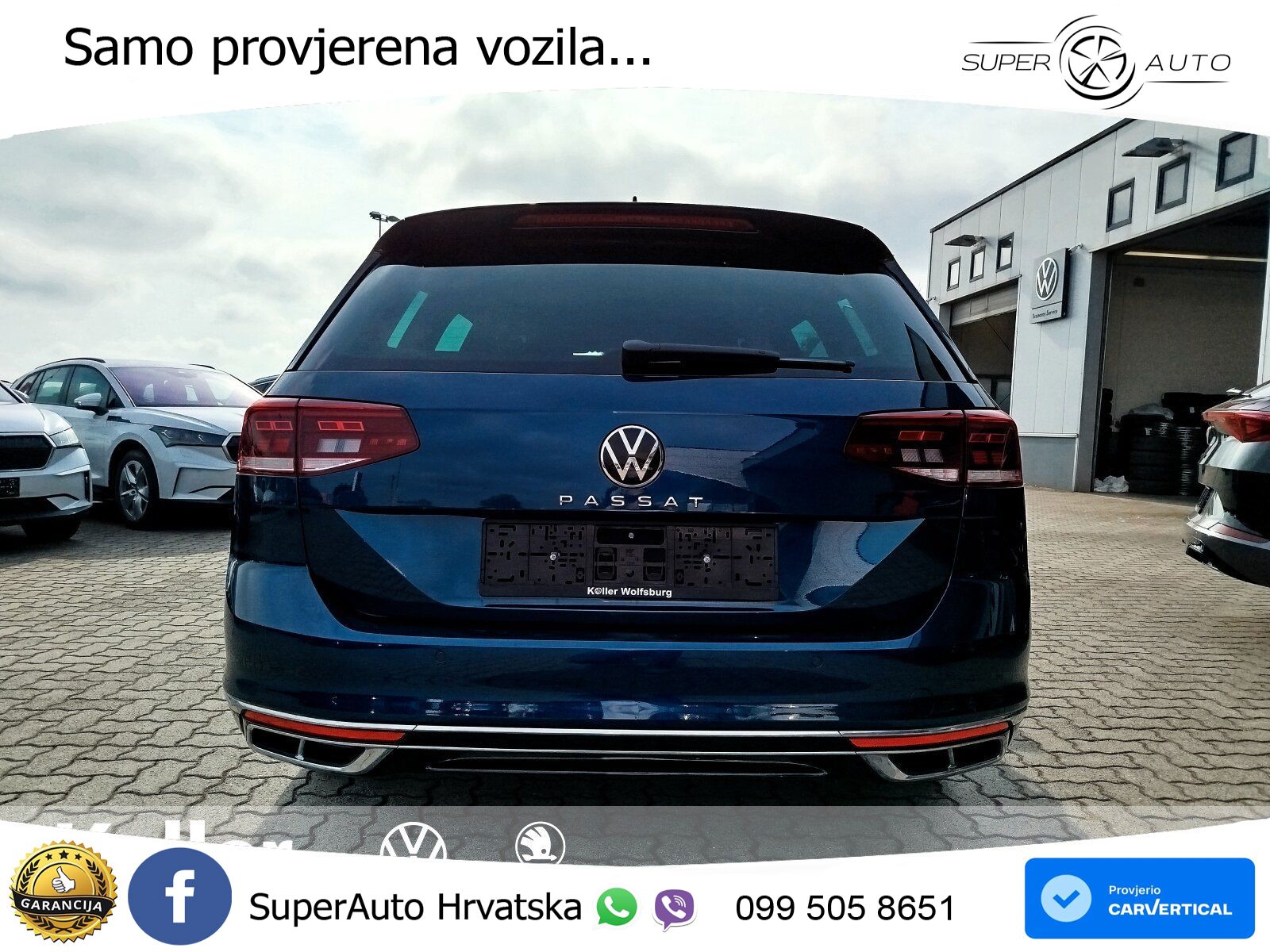 Volkswagen Passat Variant 2.0 TSI (190 KS) DSG R-Line LED+GR SJED+ACC