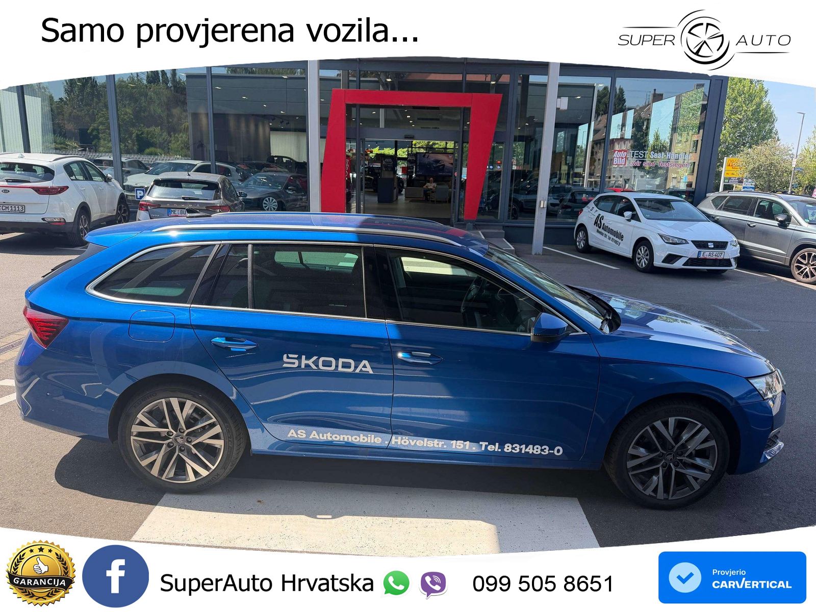 Škoda Octavia Combi 1.5 TSI (150 KS) DSG LED+GR SJED+ACC