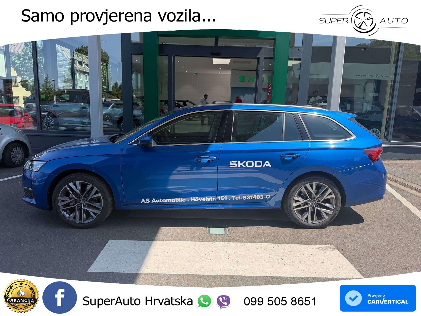 Škoda Octavia Combi 1.5 TSI (150 KS) DSG LED+GR SJED+ACC