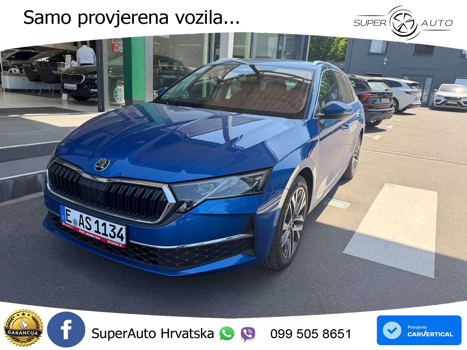 Škoda Octavia Combi 1.5 TSI (150 KS) DSG LED+GR SJED+ACC
