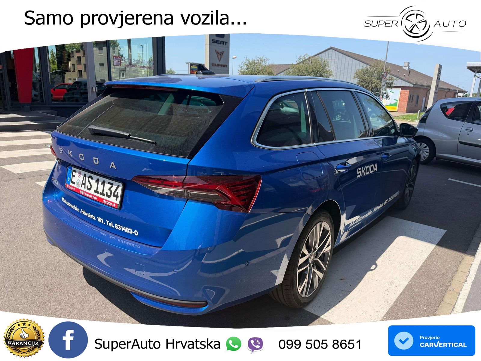 Škoda Octavia Combi 1.5 TSI (150 KS) DSG LED+GR SJED+ACC