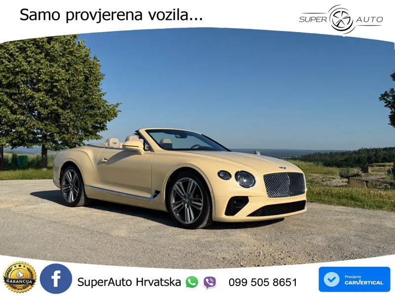 Bentley Continental GTC III 4.0 V8 (550 KS) AWD DCT LED+GR SJED+ACC