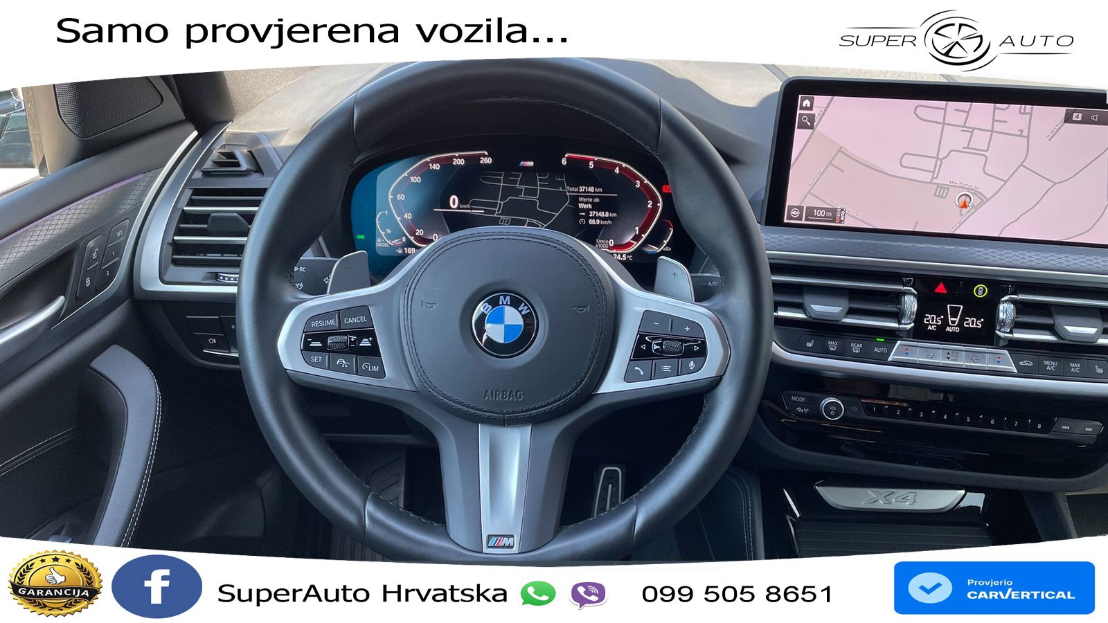BMW X4 30d (286 KS) xDrive Steptronic M Sport LED+GR SJED+ACC
