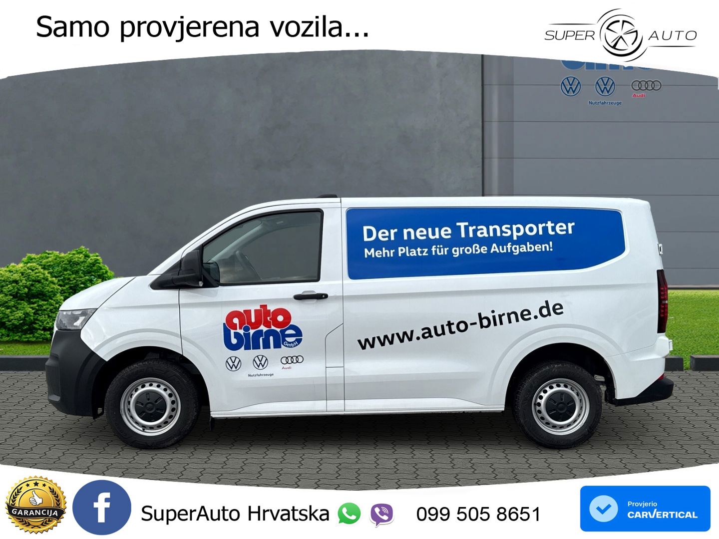 Volkswagen T7 Transporter KR 2.0 TDI Digitales Cockpit LED 110 KS