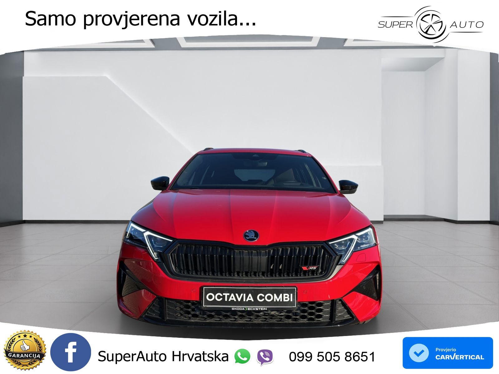 Škoda Octavia Combi RS 2.0 TSI (265 KS) DSG MATRIX+GR SJED+KAM
