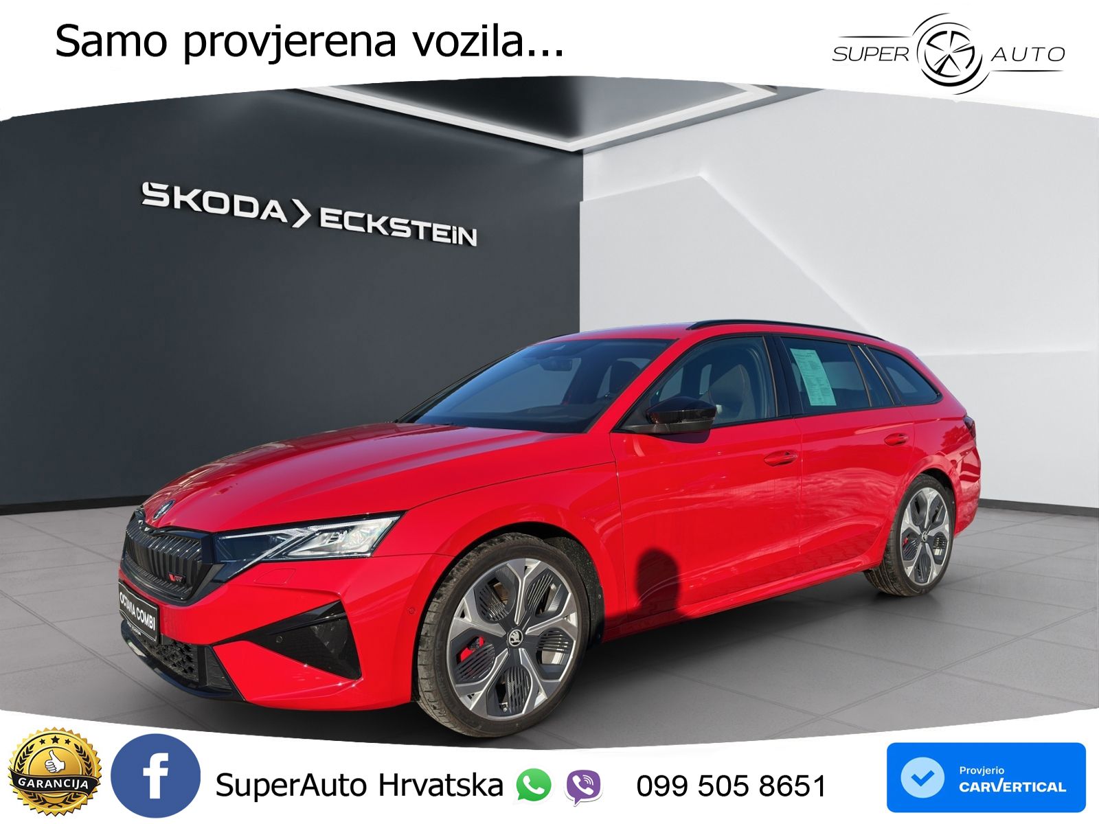 Škoda Octavia Combi RS 2.0 TSI (265 KS) DSG MATRIX+GR SJED+KAM