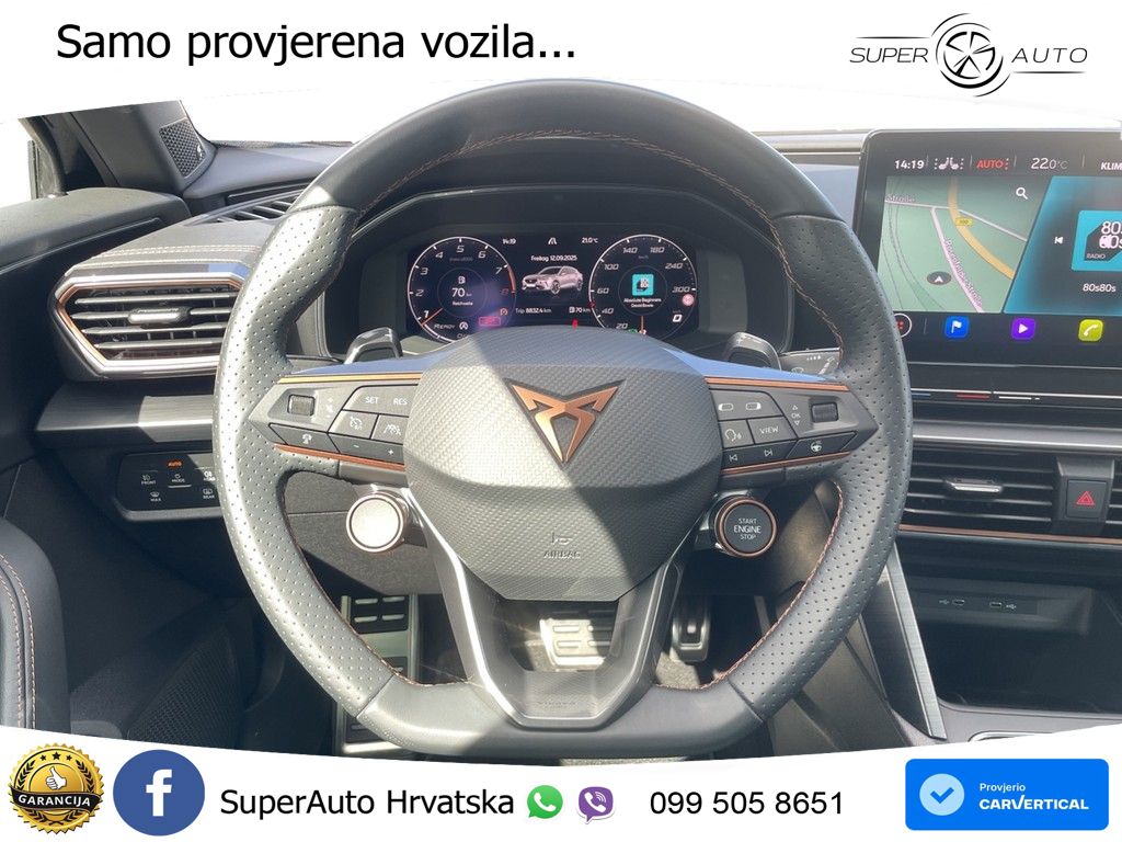 Cupra Formentor VZ5 2.5 TSI (390 KS) 4Drive DSG LED+GR SJED+ACC