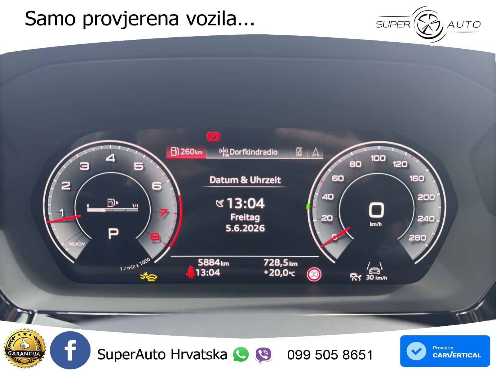 Audi A3 Sportback 30 TFSI (116 KS) Mild Hybrid S tronic advanced LED+GR SJED+ACC