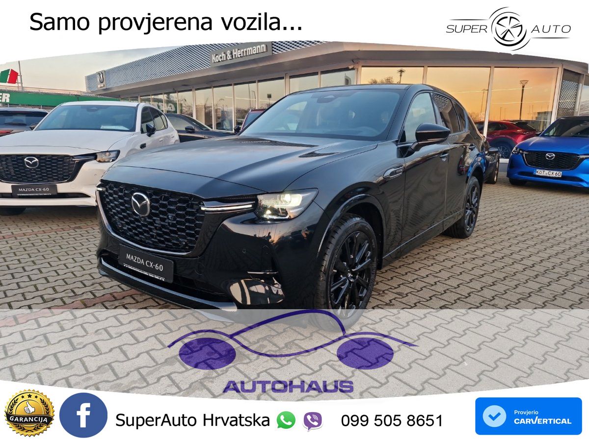 Mazda CX-60 3.3 e-Skyactiv D (254 KS) AWD Automatic MATRIX+GR SJED+KAM