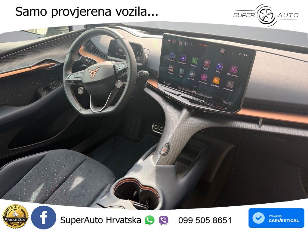 Cupra Tavascan 82 kWh (340 KS)  4WD VZ LED+GR SJED+ACC