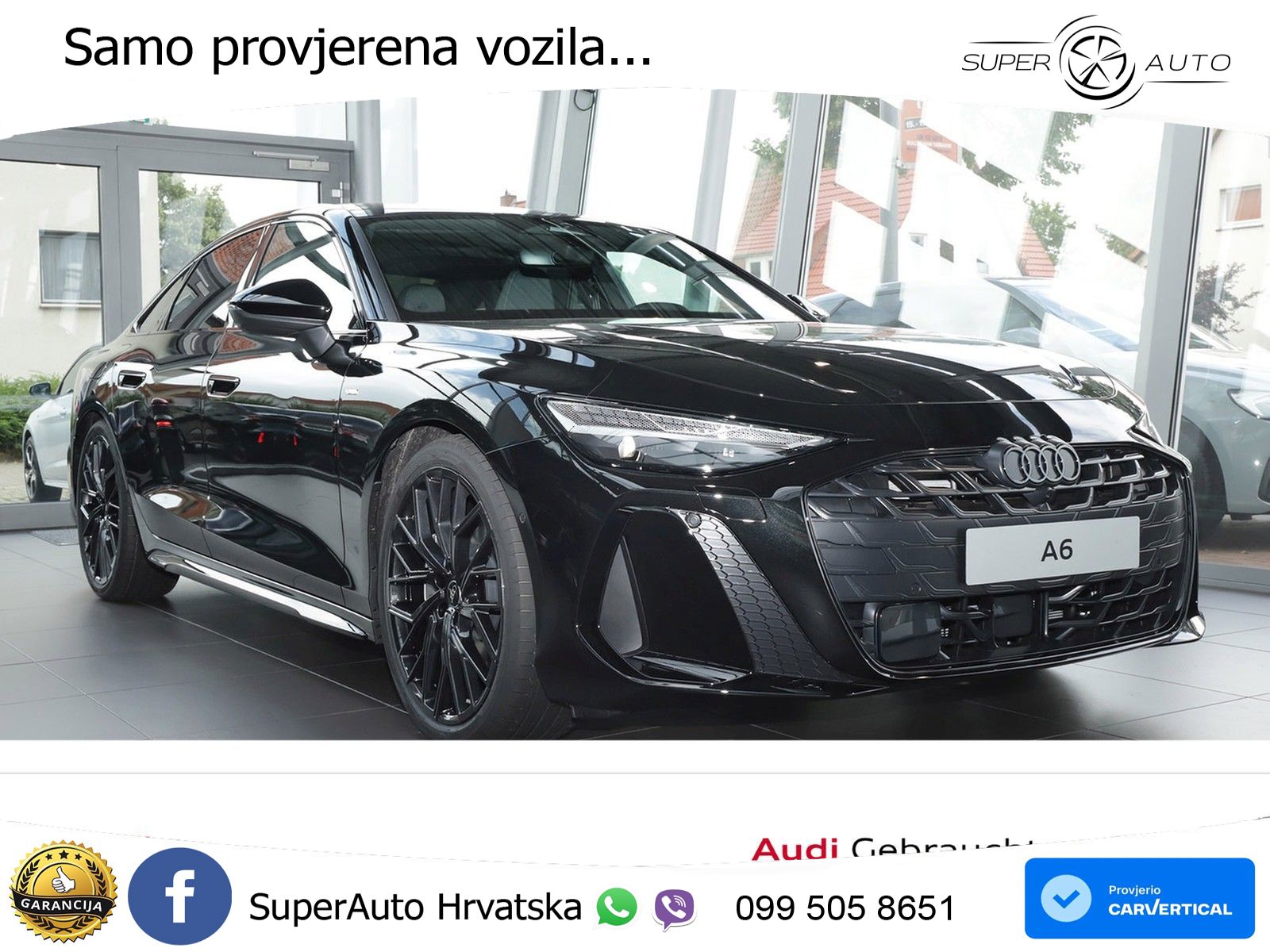 Audi A6 2.0 TDI (204 KS) quattro S tronic ZRAČNI+ACC+GR SJED+KAM+PANO