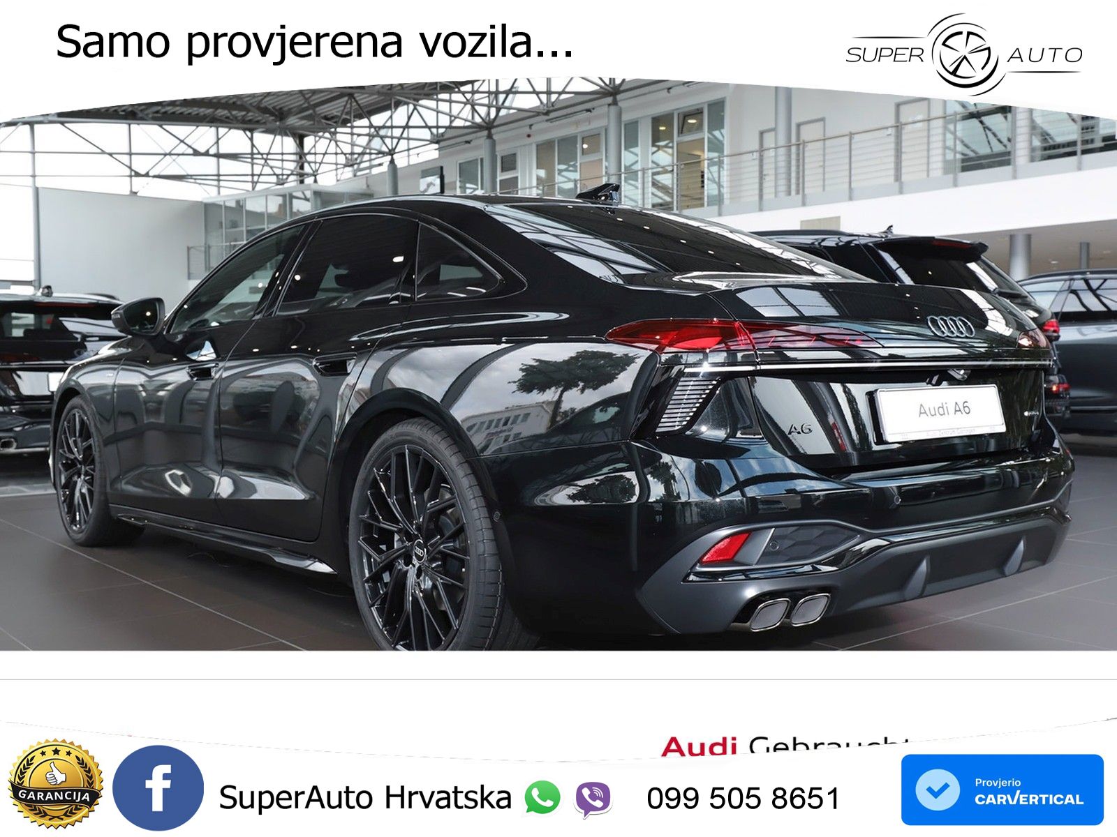 Audi A6 2.0 TDI (204 KS) quattro S tronic ZRAČNI+ACC+GR SJED+KAM+PANO