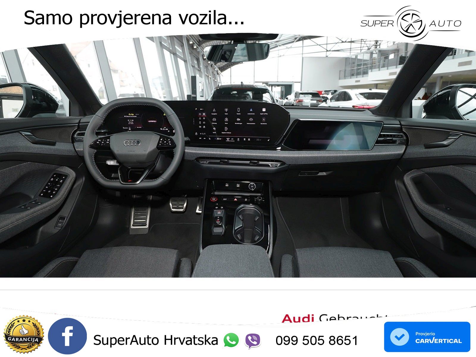 Audi A6 2.0 TDI (204 KS) quattro S tronic ZRAČNI+ACC+GR SJED+KAM+PANO