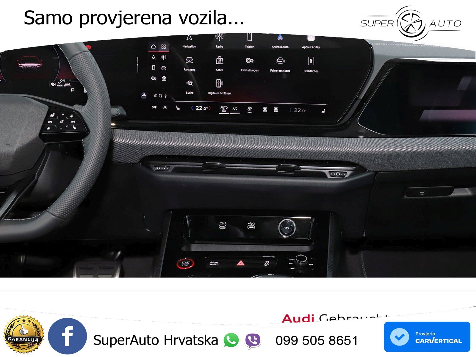 Audi A6 2.0 TDI (204 KS) quattro S tronic ZRAČNI+ACC+GR SJED+KAM+PANO